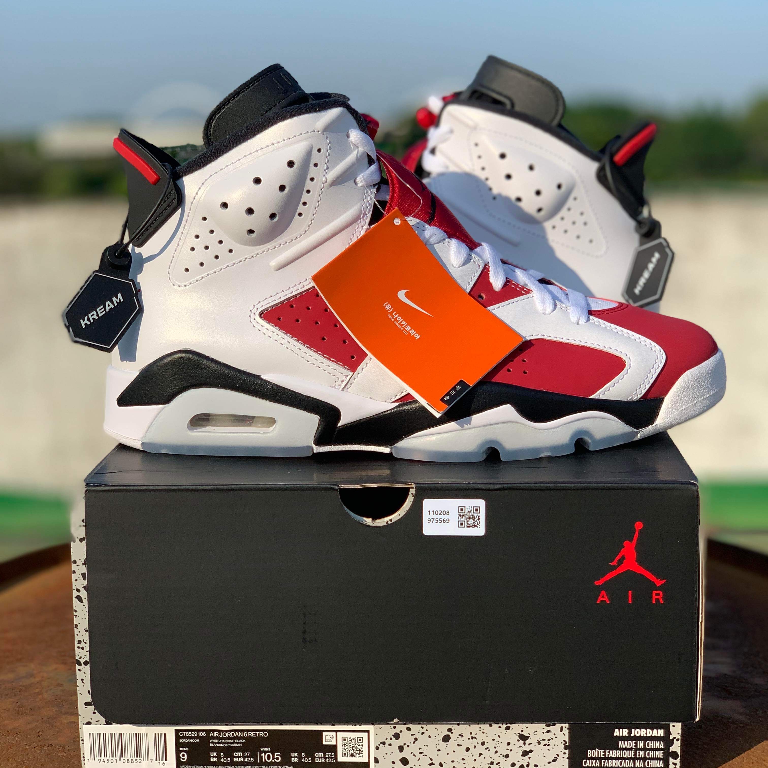Jordan 6 Retro Carmine 2021 착용 스타일