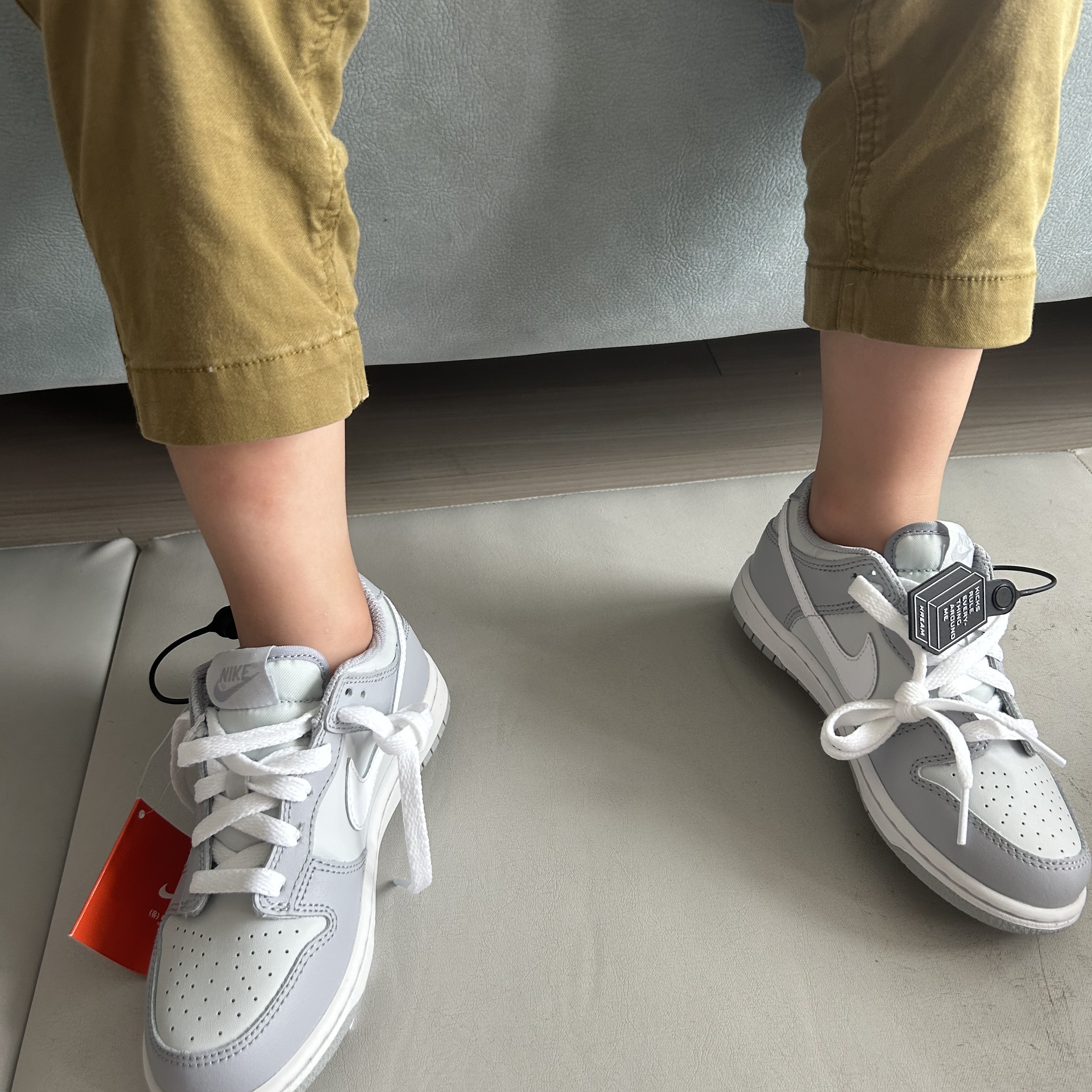 (PS) Nike Dunk Low Wolf Grey 착용 스타일