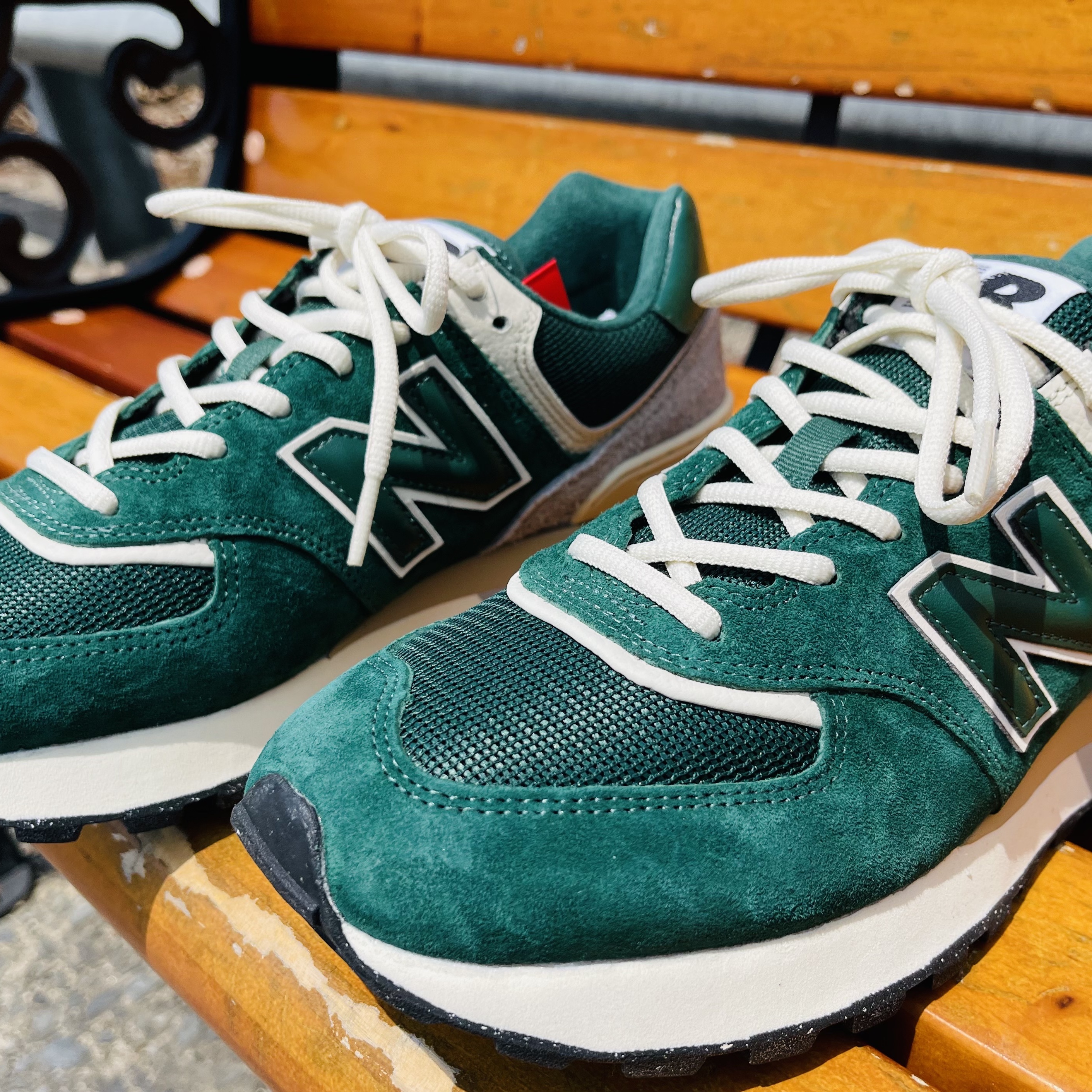 New Balance 574 Legacy Green 착용 스타일 - 5