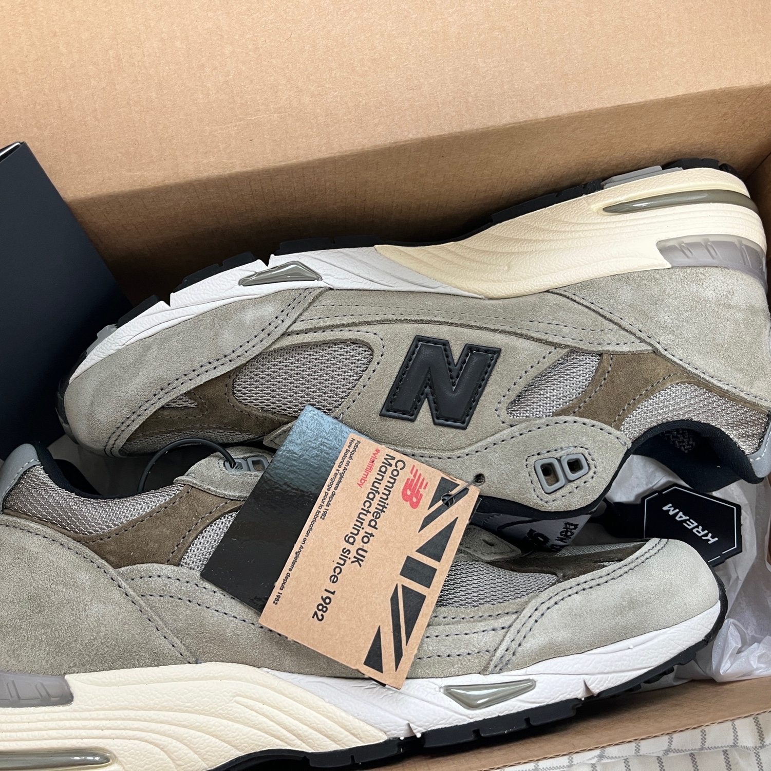 (W) New Balance x JJJJound 991 Made in UK Grey 착용 스타일