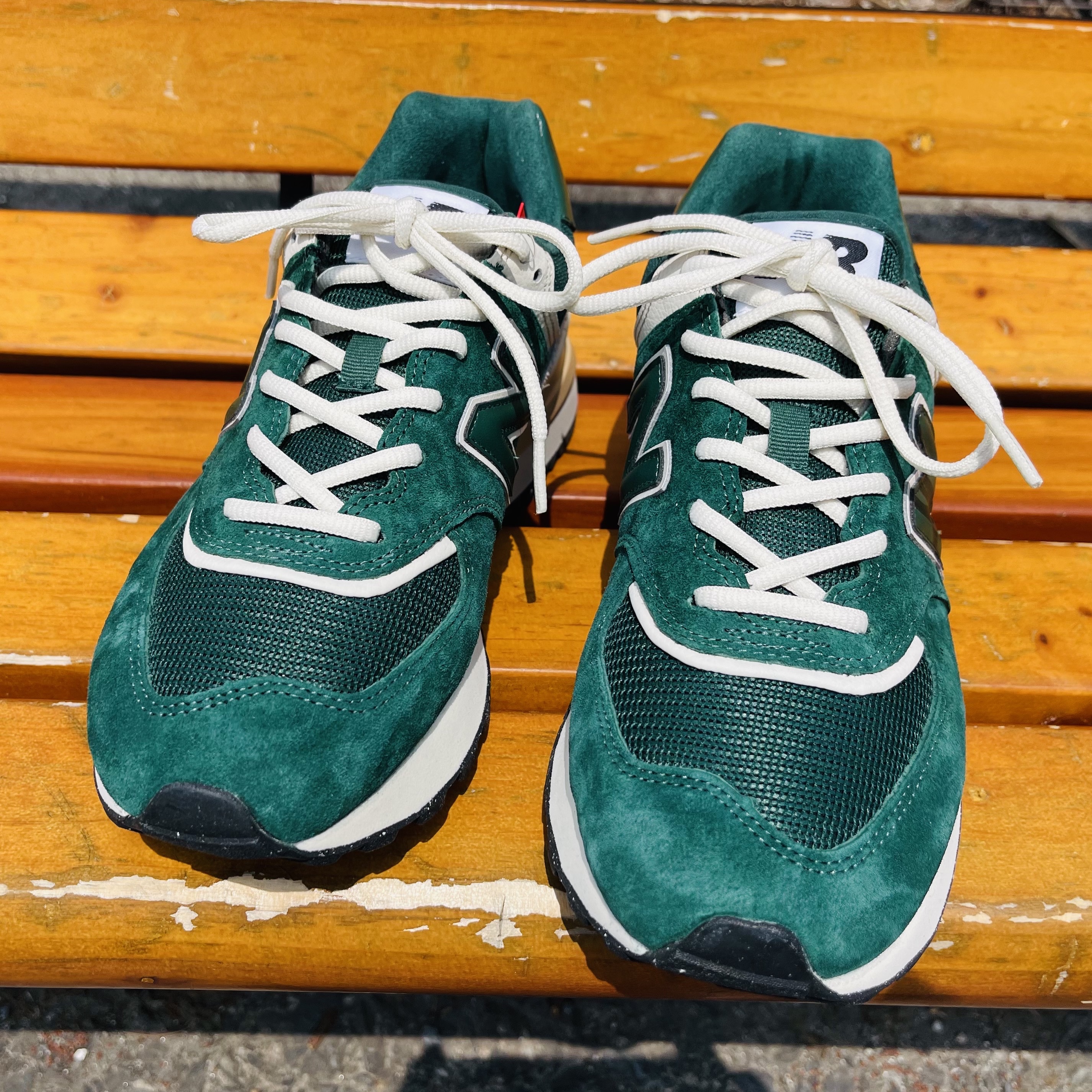 New Balance 574 Legacy Green 착용 스타일 - 4