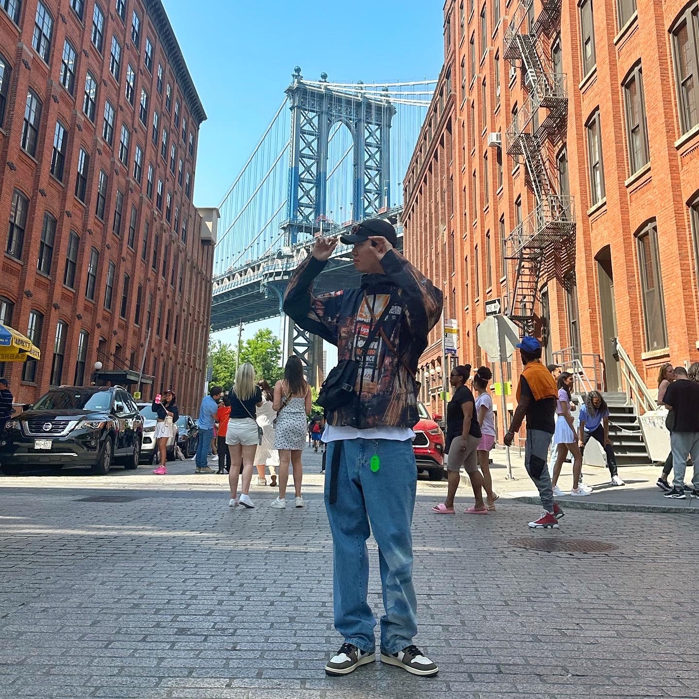 Supreme x The North Face Taped Seam Shell Jacket Times Square - 22FW, Jordan 1 x Travis Scott Retro High OG SP Mocha 착용 스타일