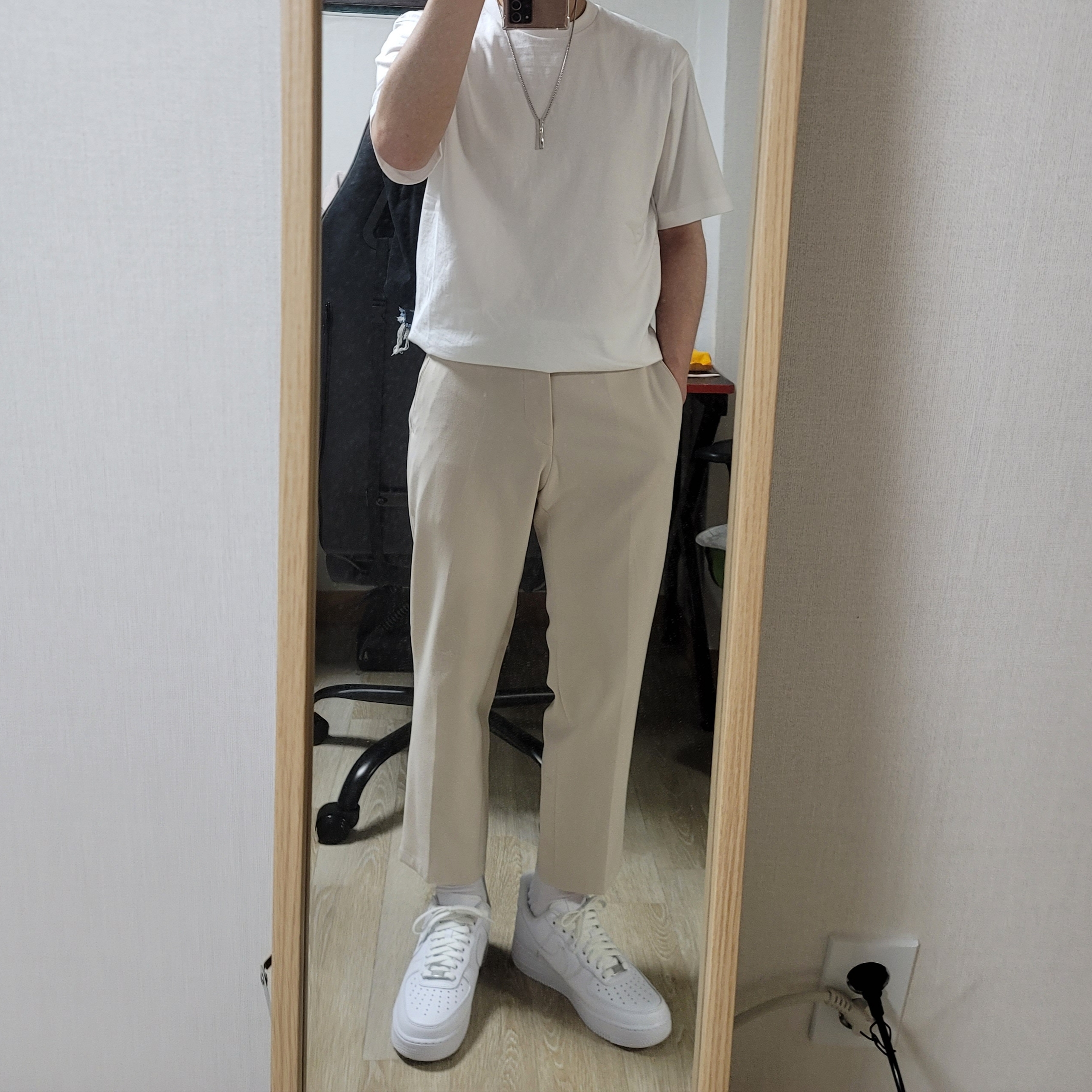 Nike Air Force 1 '07 Low White 착용 스타일
