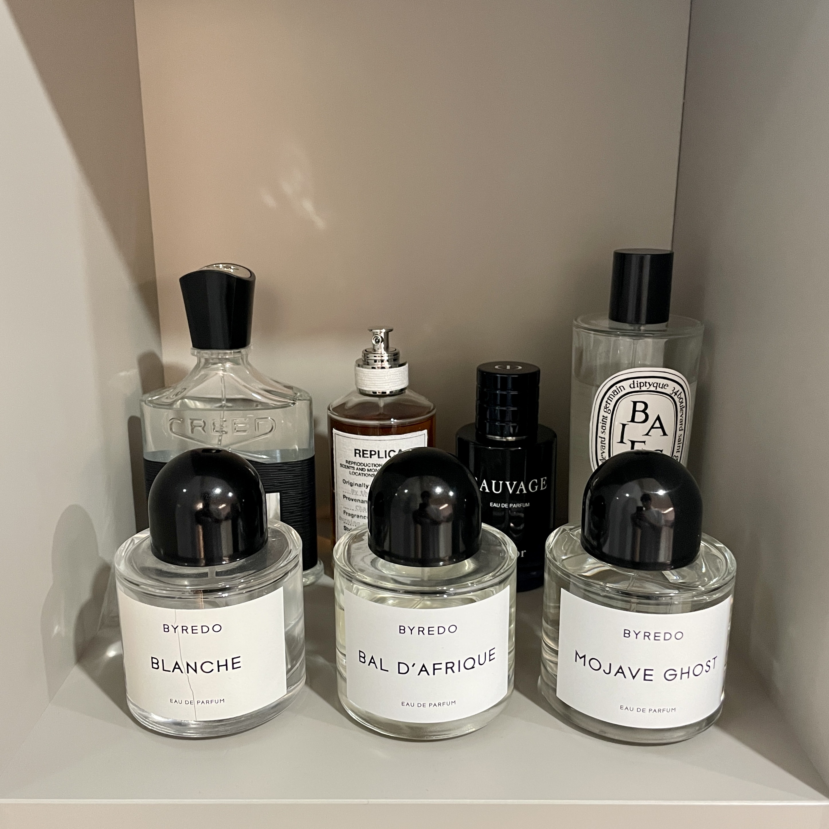 Byredo Mojave Ghost Eau De Parfum 100ml, Byredo Bal d'Afrique Eau De Parfum 100ml 착용 스타일