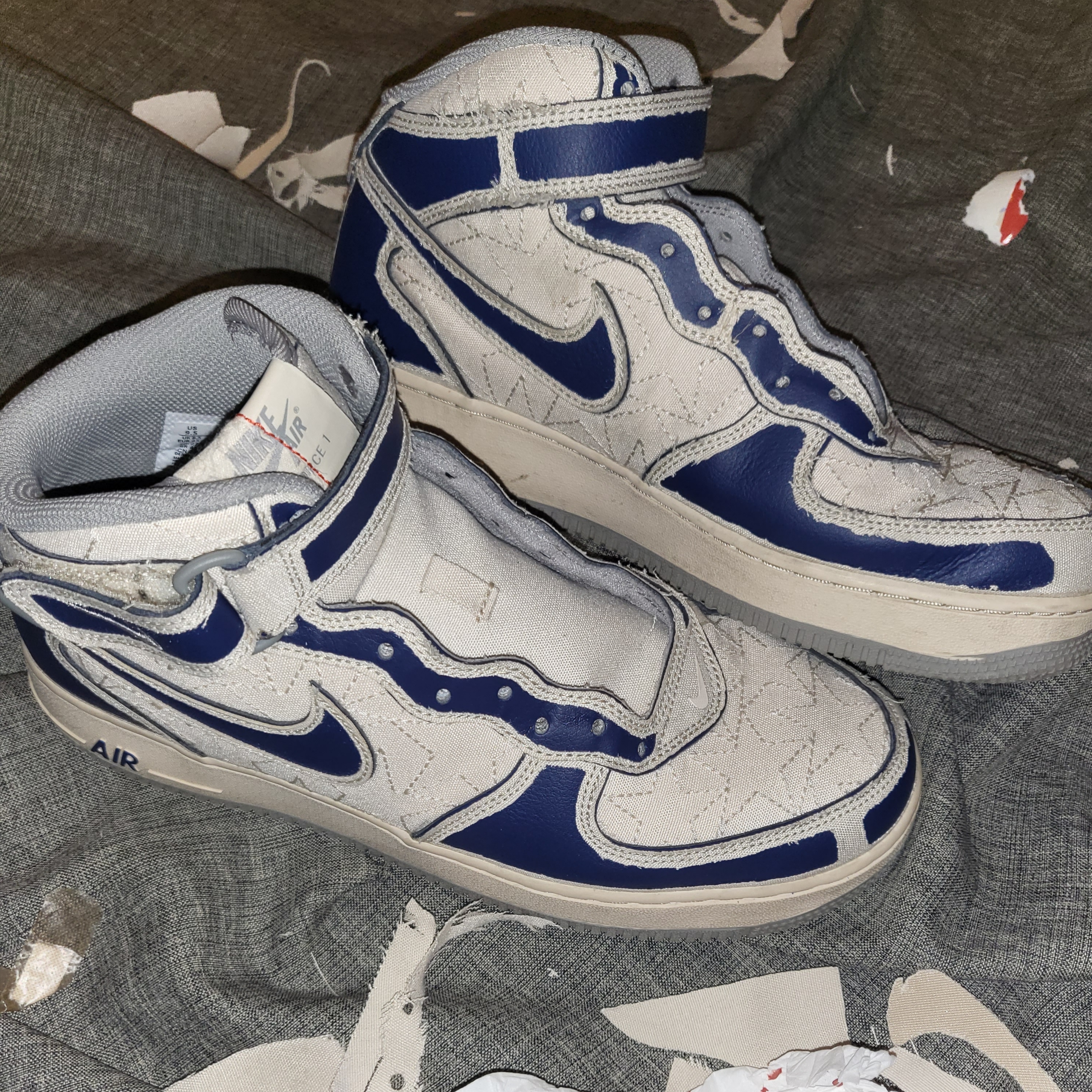 Nike Air Force 1 Mid '07 Pearl White 착용 스타일