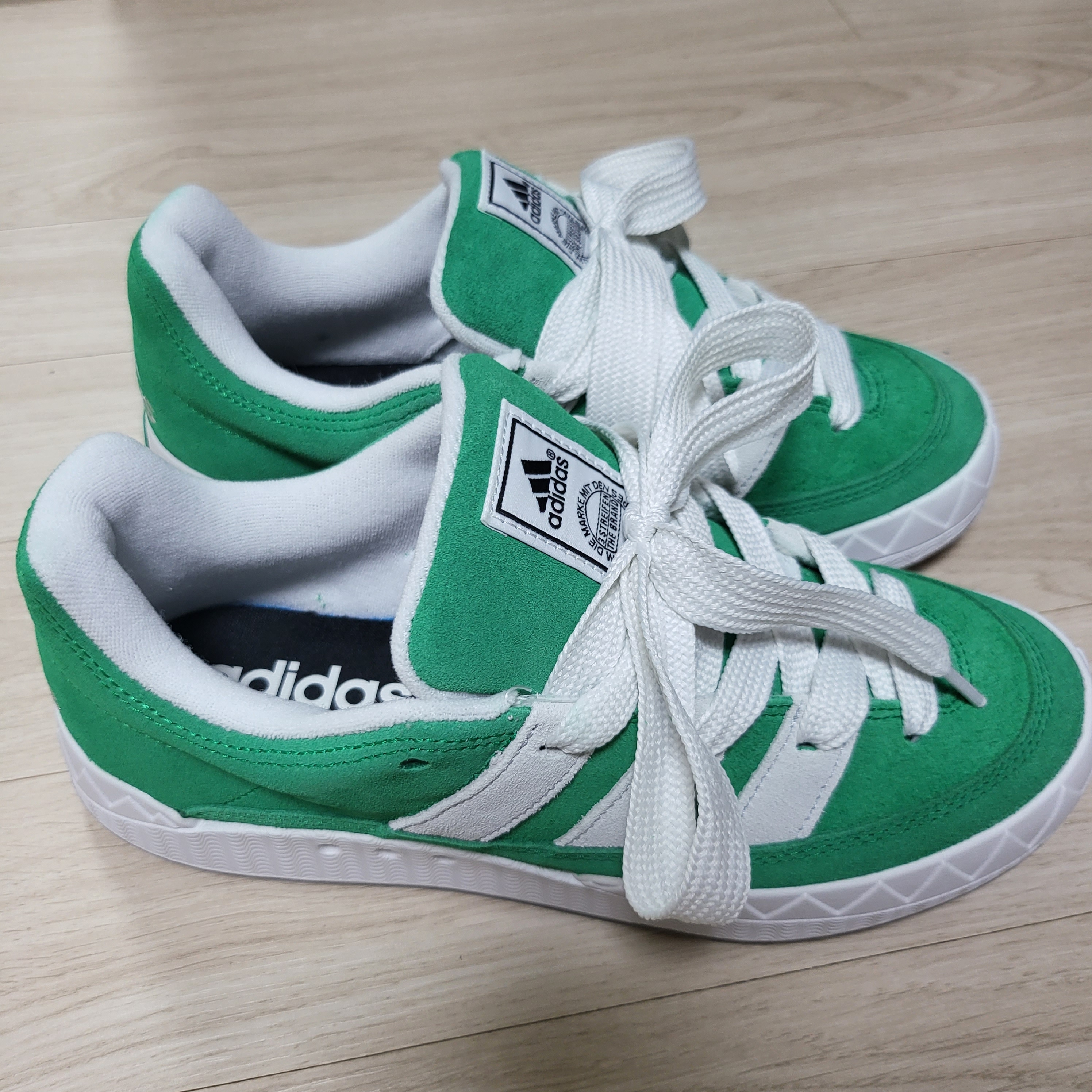 Adidas Adimatic Green 착용 스타일 - 1