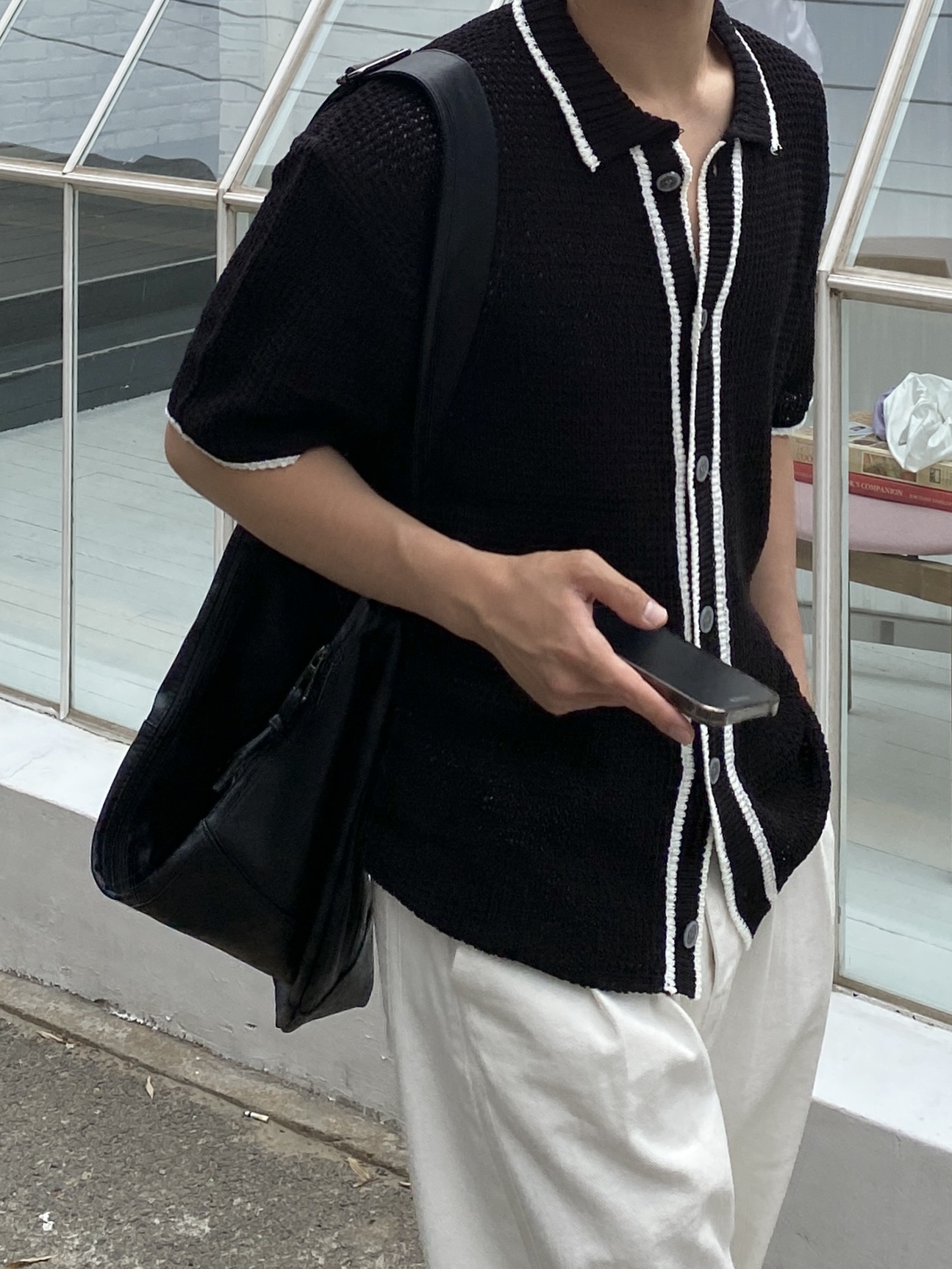 Oofos OOriginal Black 착용 스타일 - 4
