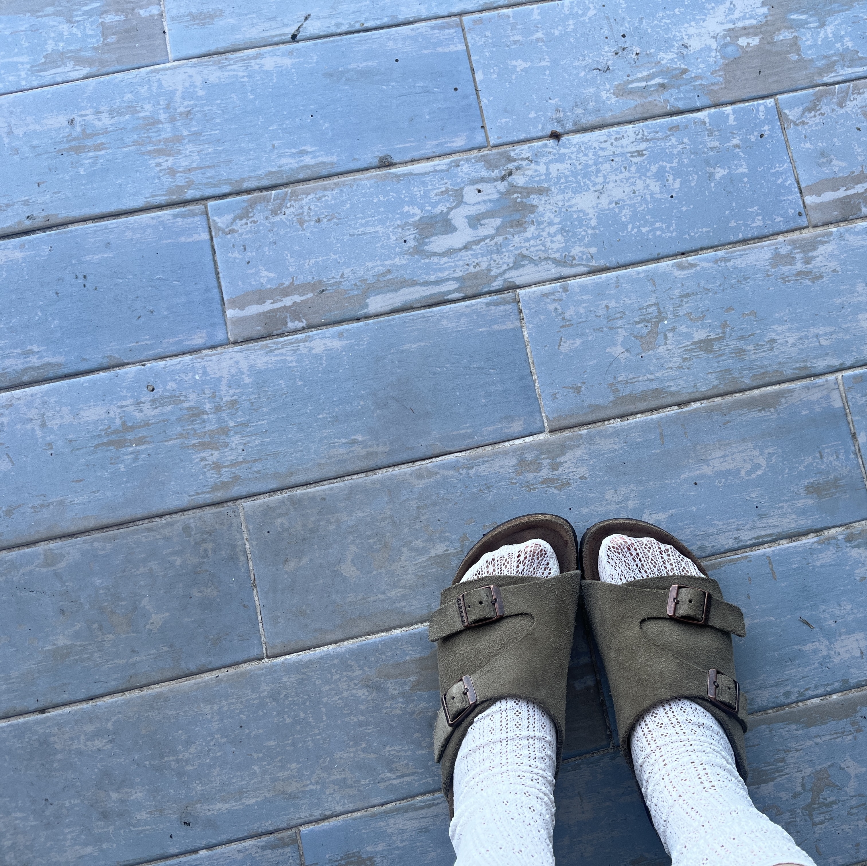 Birkenstock Zurich Soft Footbed Taupe- Regular 착용 스타일