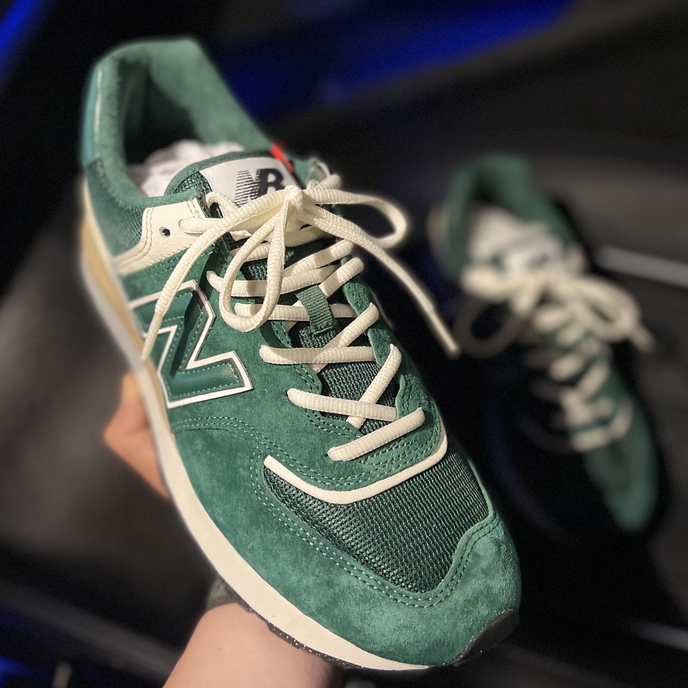 New Balance 574 Legacy Green 착용 스타일 - 3