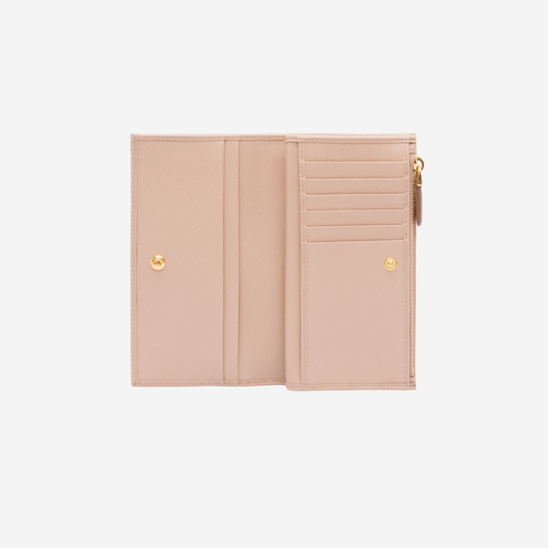 Prada Large Saffiano Leather Wallet Powder Pink 상세 이미지 2