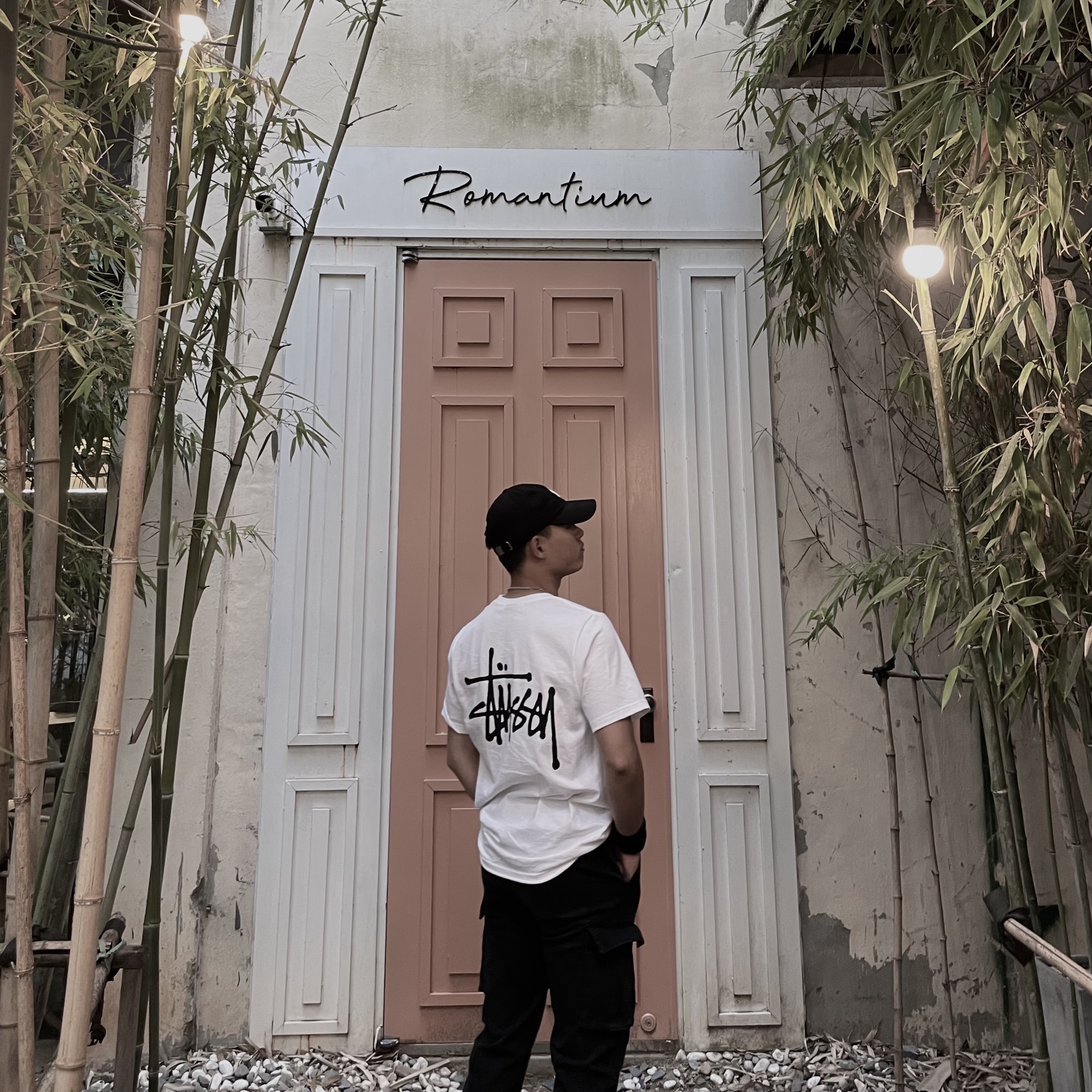 Stussy Basic Stussy T-Shirt White 2023 착용 스타일