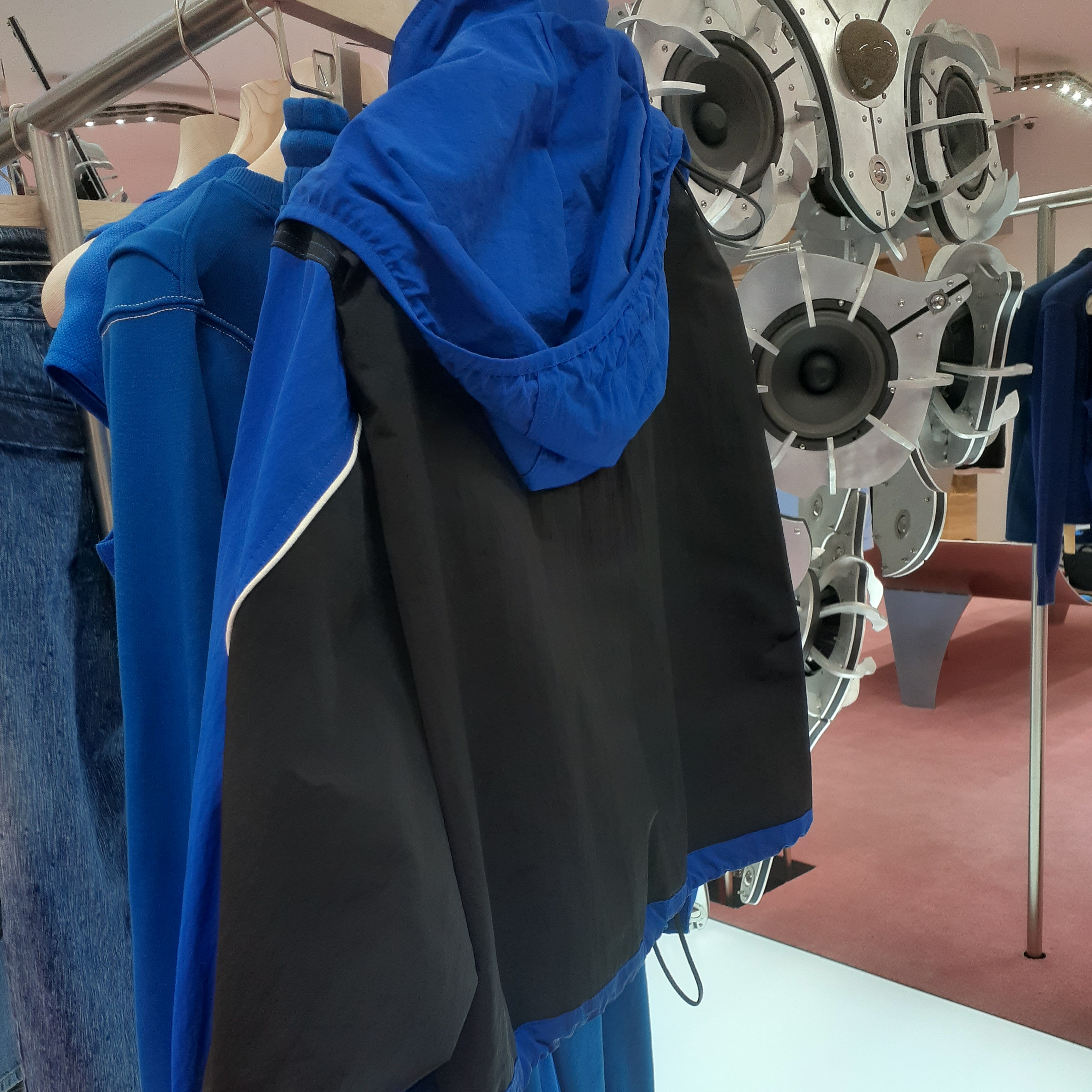 Ader Error Grampur Jumper Z-Blue 착용 스타일 - 2