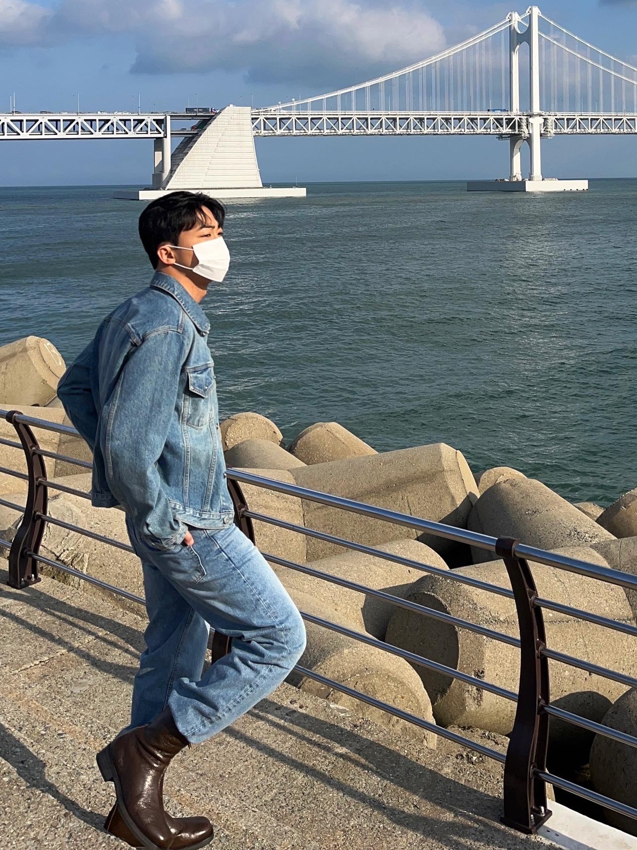 Our Legacy Camion Boot Olive Leather 착용 스타일