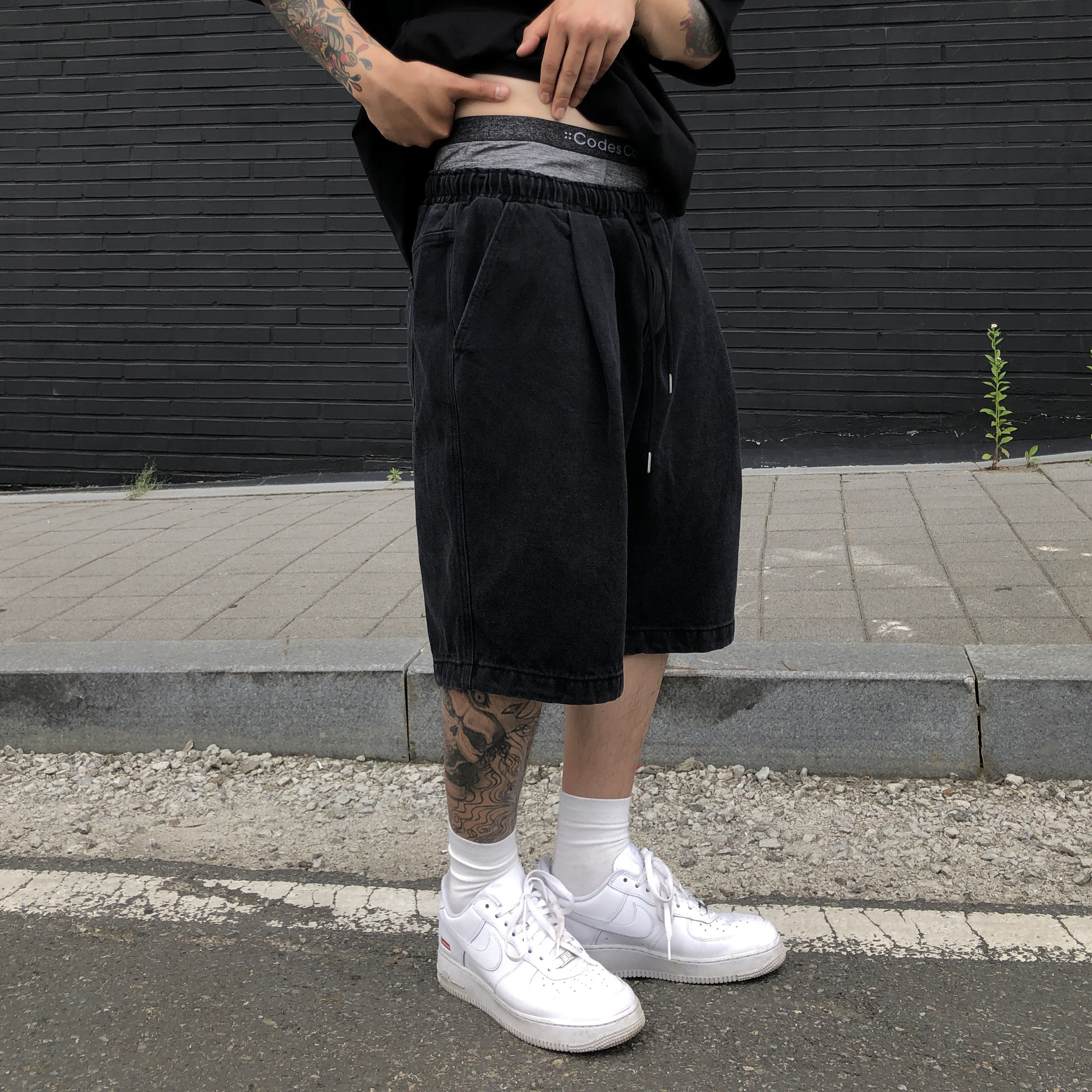 Nike Air Force 1 '07 Low White 착용 스타일 - 5