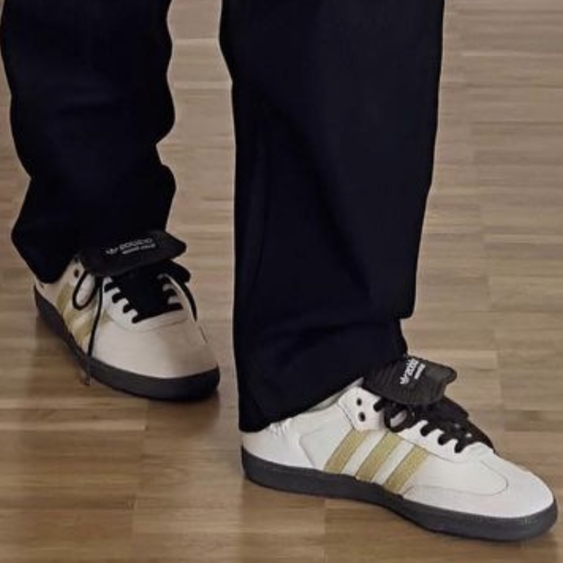 Adidas x Wales Bonner Samba Brown Ecru Tint 착용 스타일 - 5