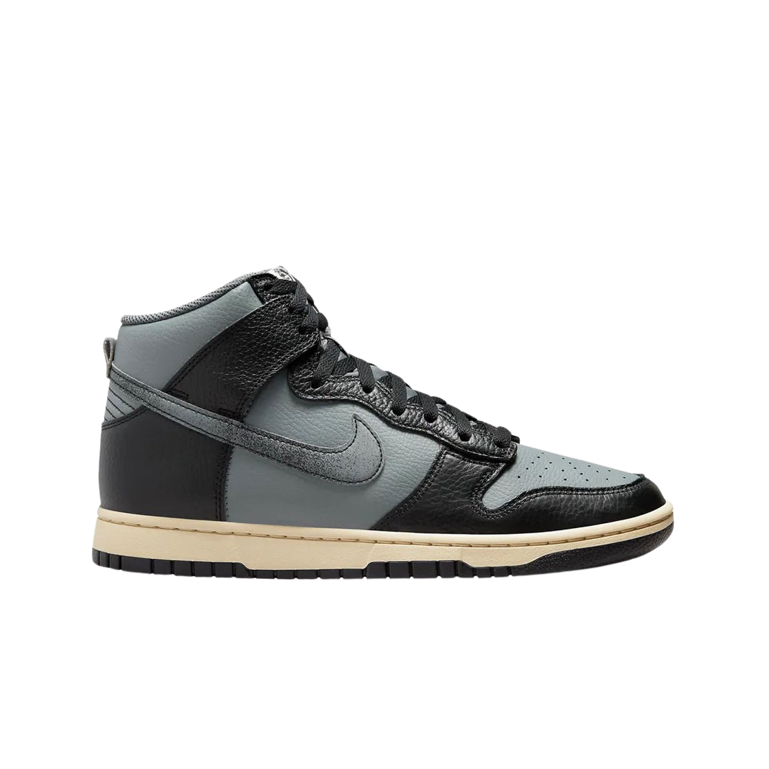 나이키 덩크 하이 레트로 프리미엄 스모크 그레이 앤 블랙(Nike Dunk High Retro PRM Smoke Grey and Black)