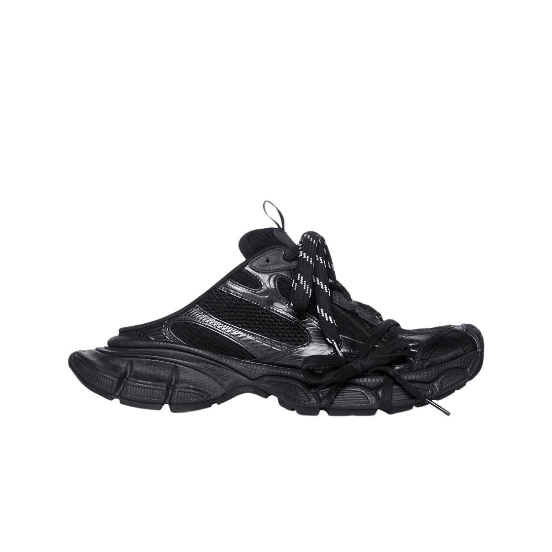 (W) 발렌시아가 3XL 뮬 블랙((W) Balenciaga 3XL Mule Black) - 1