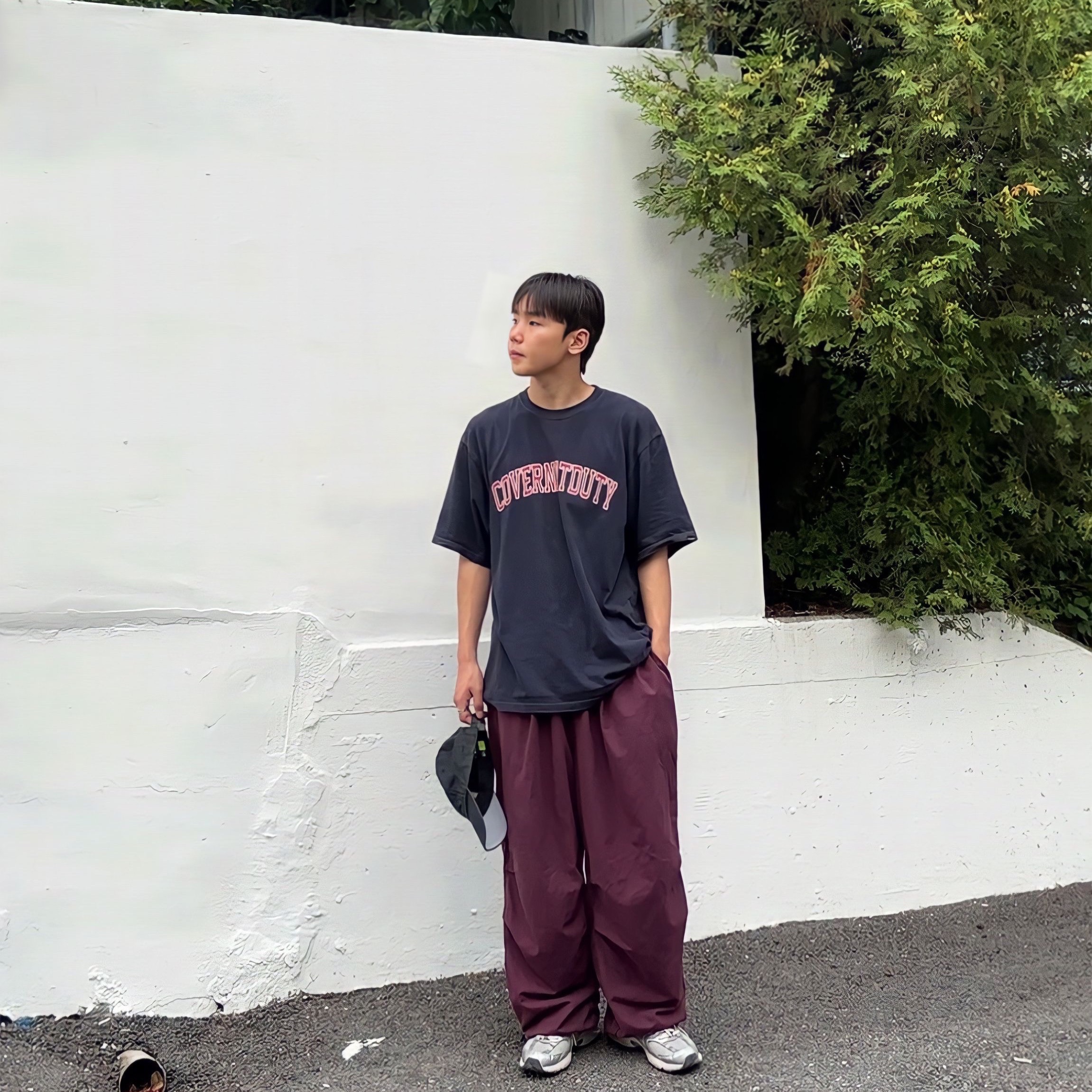 New Balance 530 Steel Grey, Nike Heritage 86 Just Do It Cap Black 착용 스타일 - 2