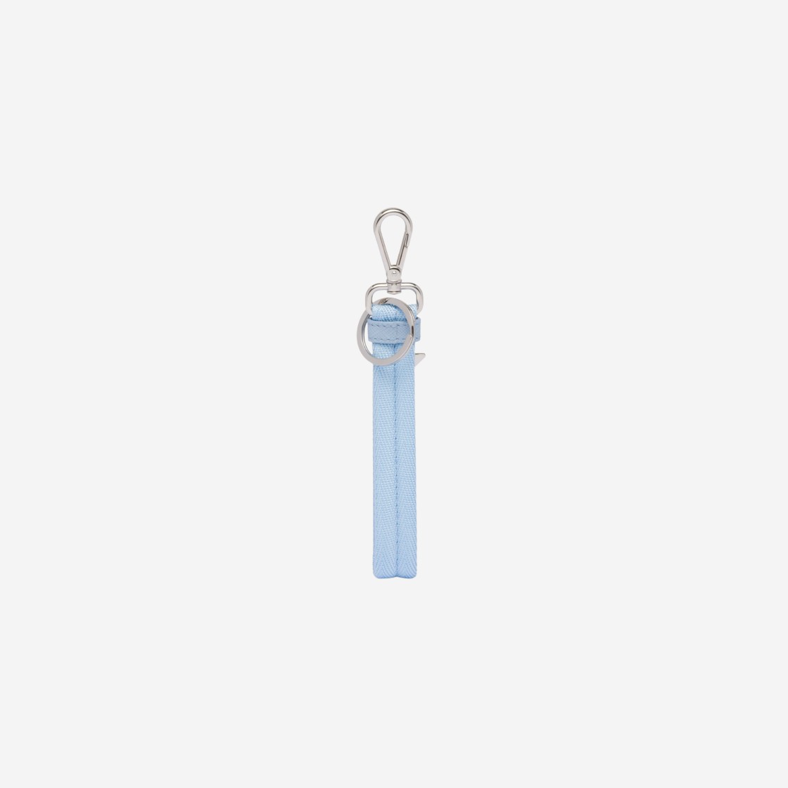 Prada Woven Nylon Tape Keychain Light Blue 상세 이미지 2