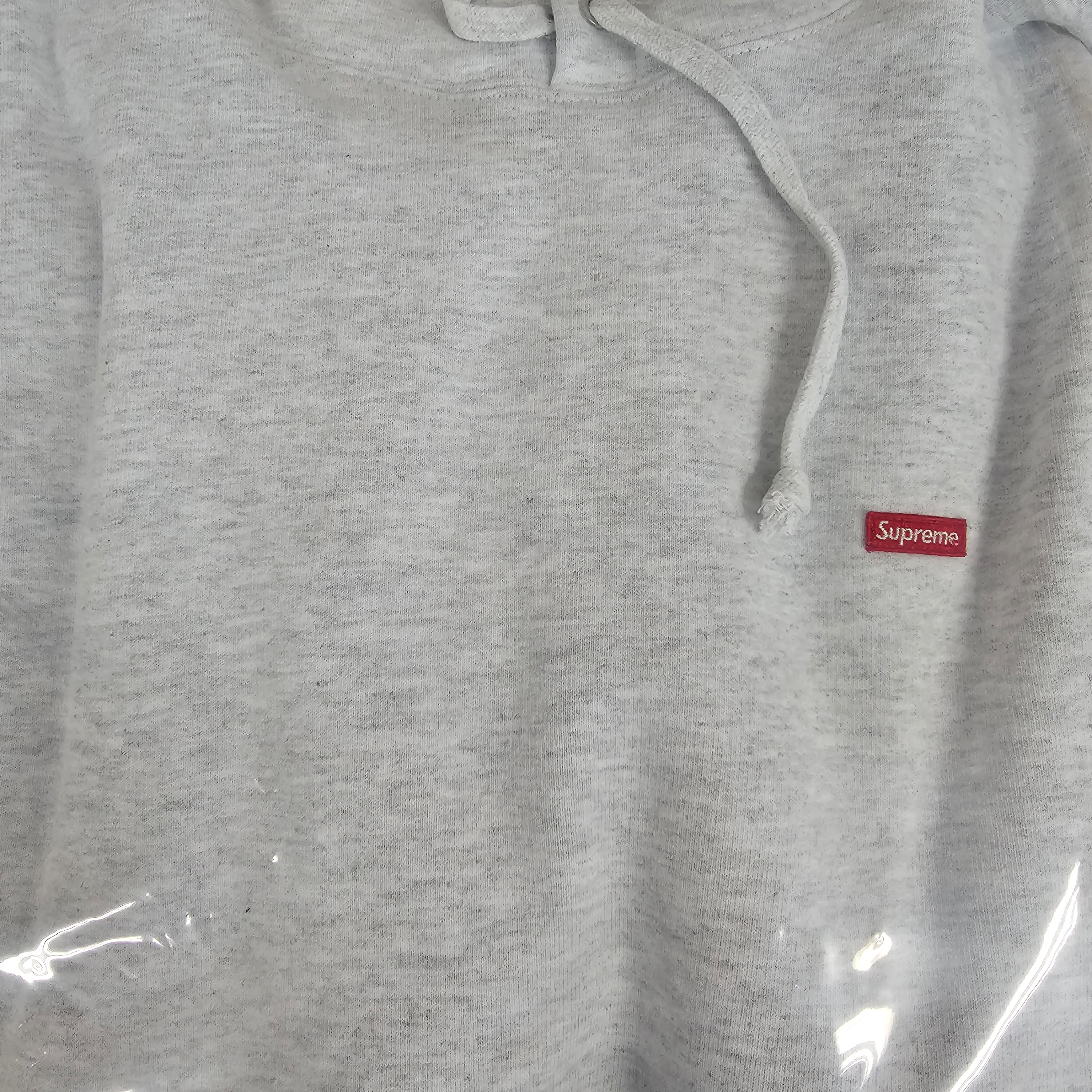 Supreme Small Box Hooded Sweatshirt Ash Grey - 23SS 착용 스타일