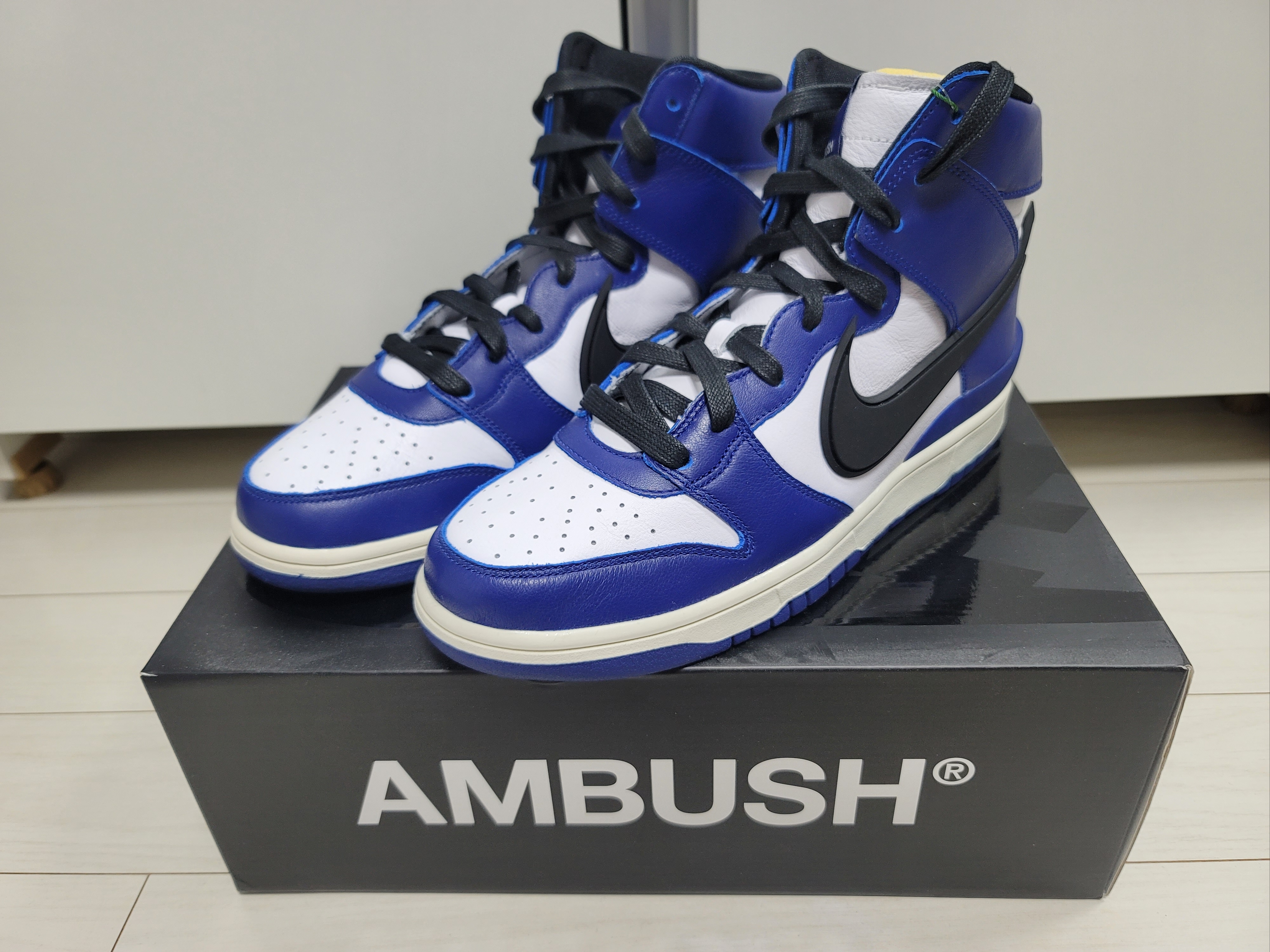 Nike x Ambush Dunk High Deep Royal Blue 착용 스타일