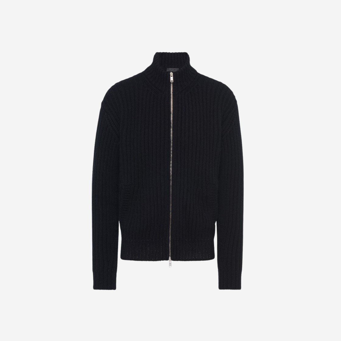 Prada Cashgora Cardigan Black 상세 이미지 1