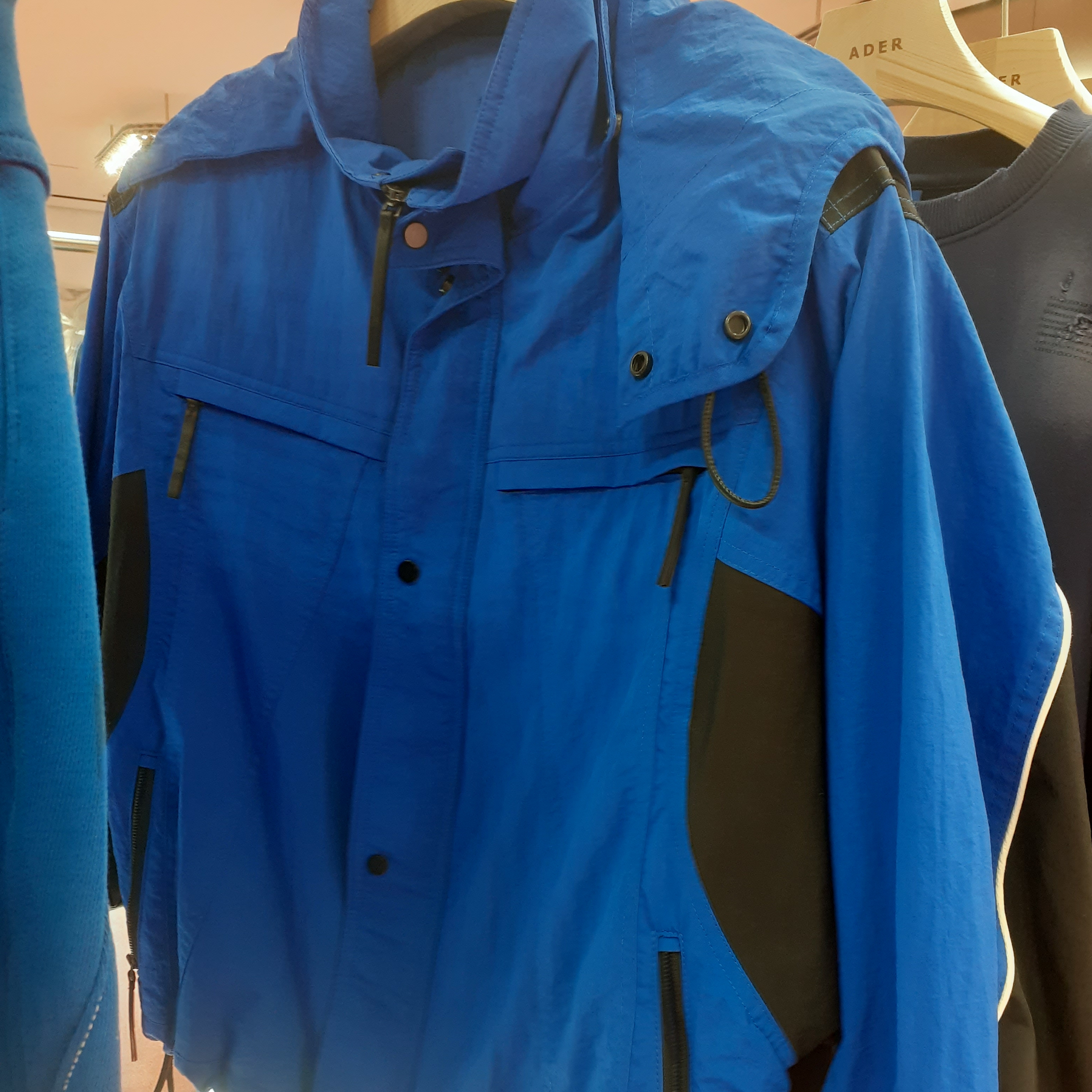 Ader Error Grampur Jumper Z-Blue 착용 스타일 - 1