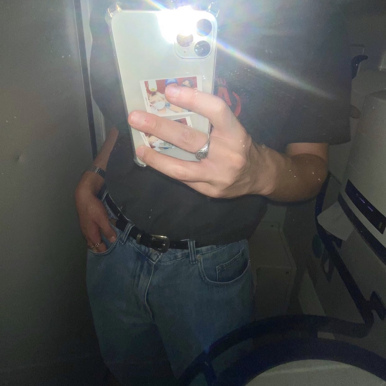Gucci Silver Necklace With Interlocking G Silver Aged Finish 착용 스타일 - 5