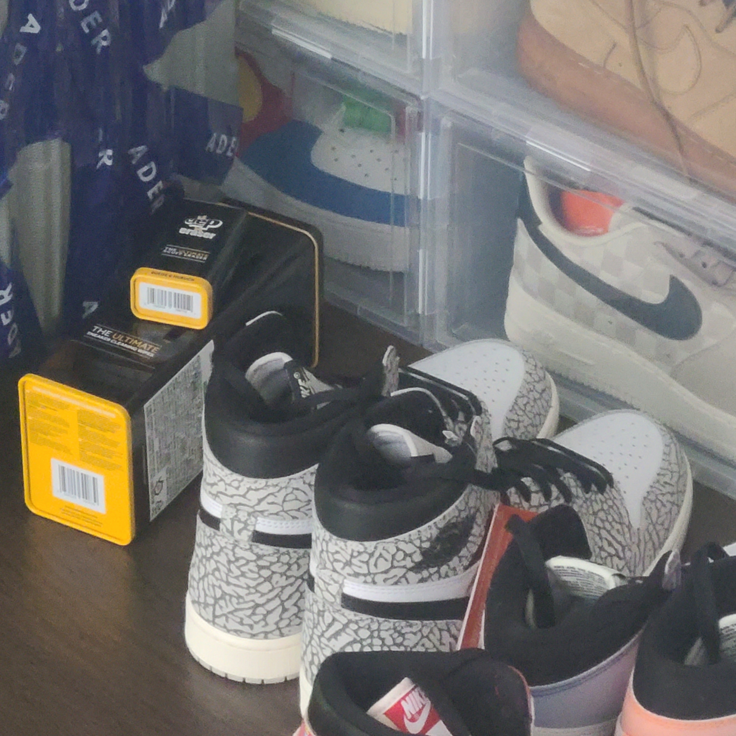 Jordan 1 Retro High OG White Cement 착용 스타일