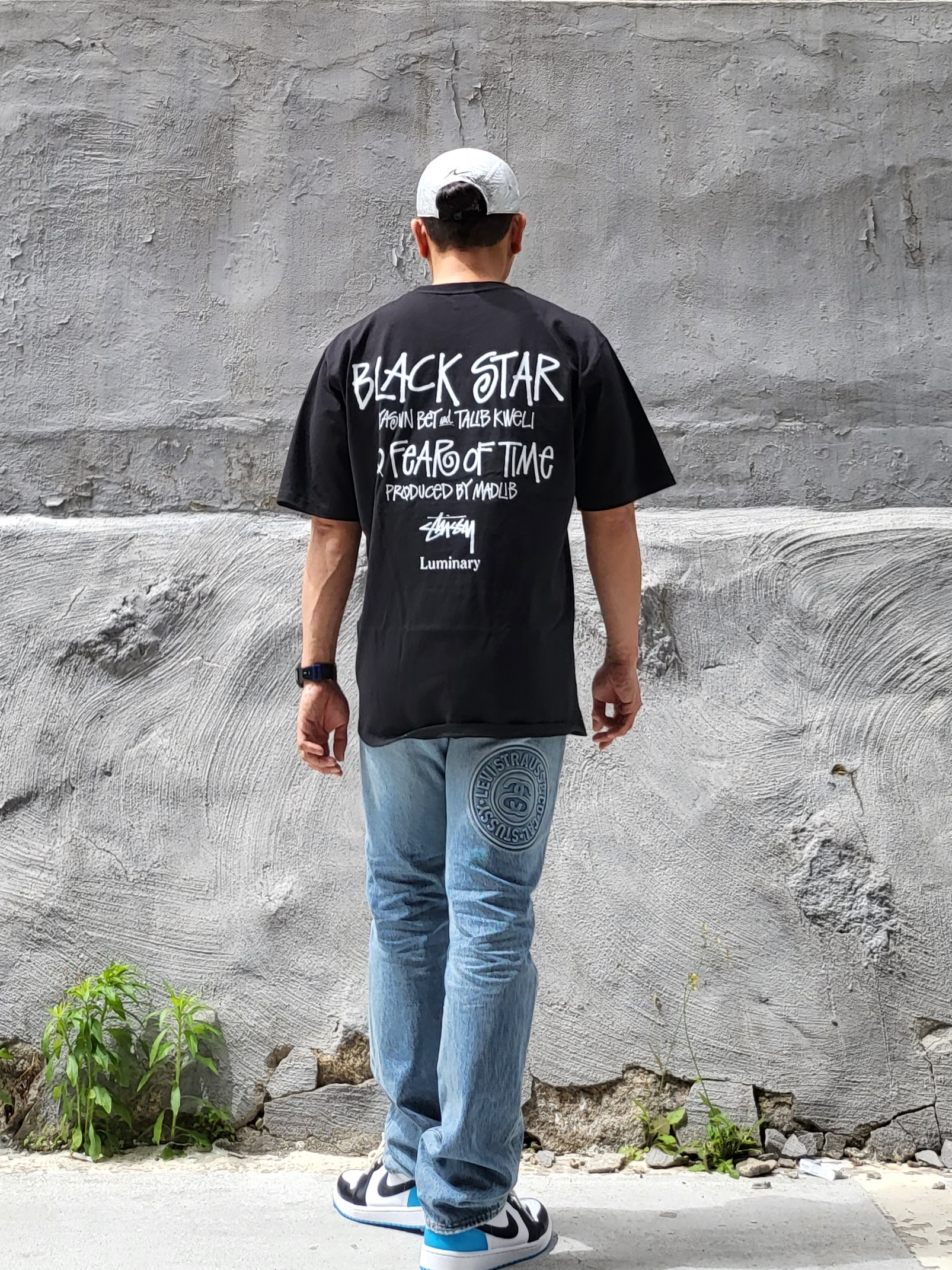 Stussy Black Star T-Shirt Black, Casio G-Shock x Ader Error DW-5600ADER-1 착용 스타일 - 2