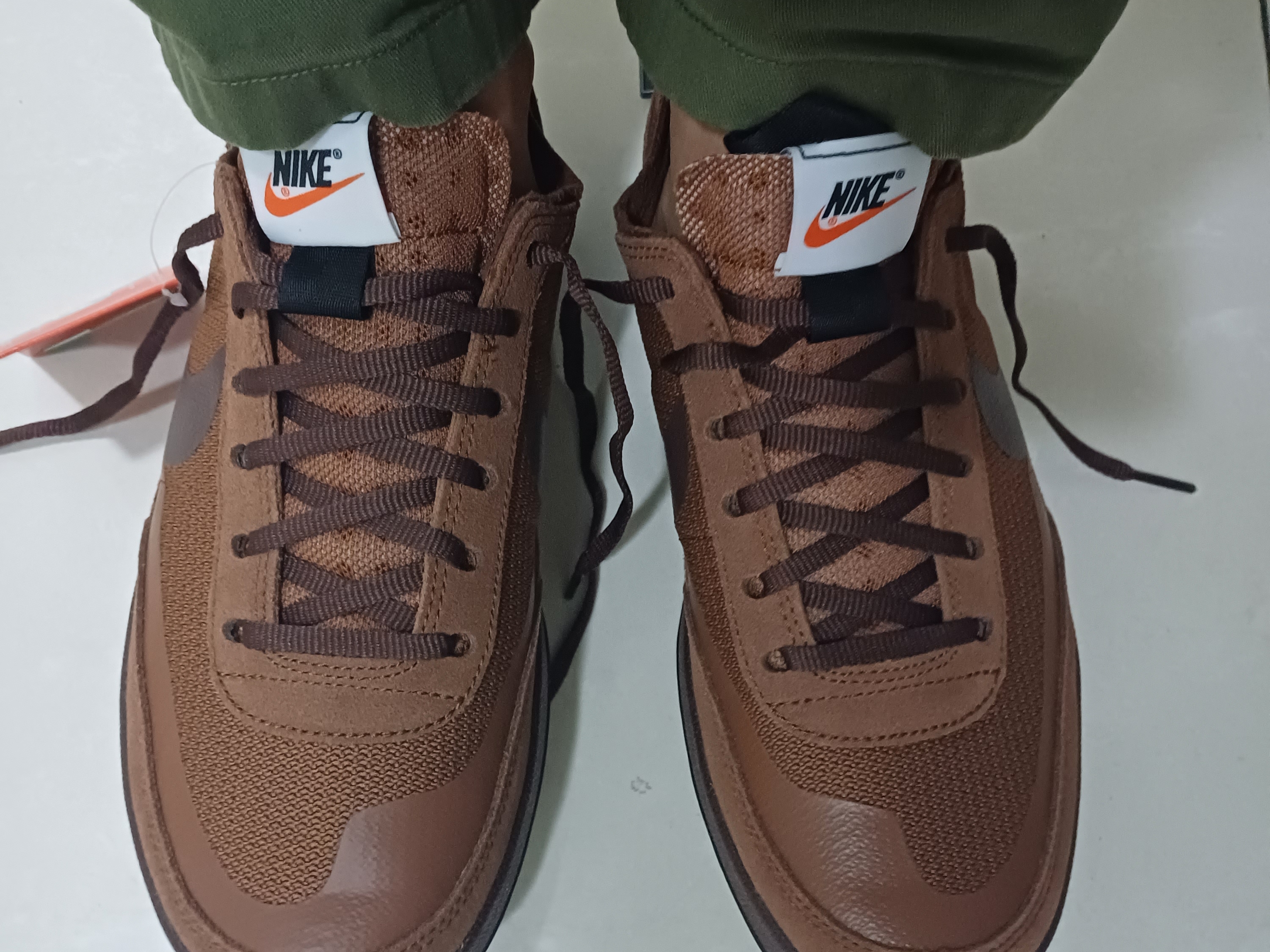 Nike x Tom Sachs General Purpose Shoe Brown 착용 스타일 - 1