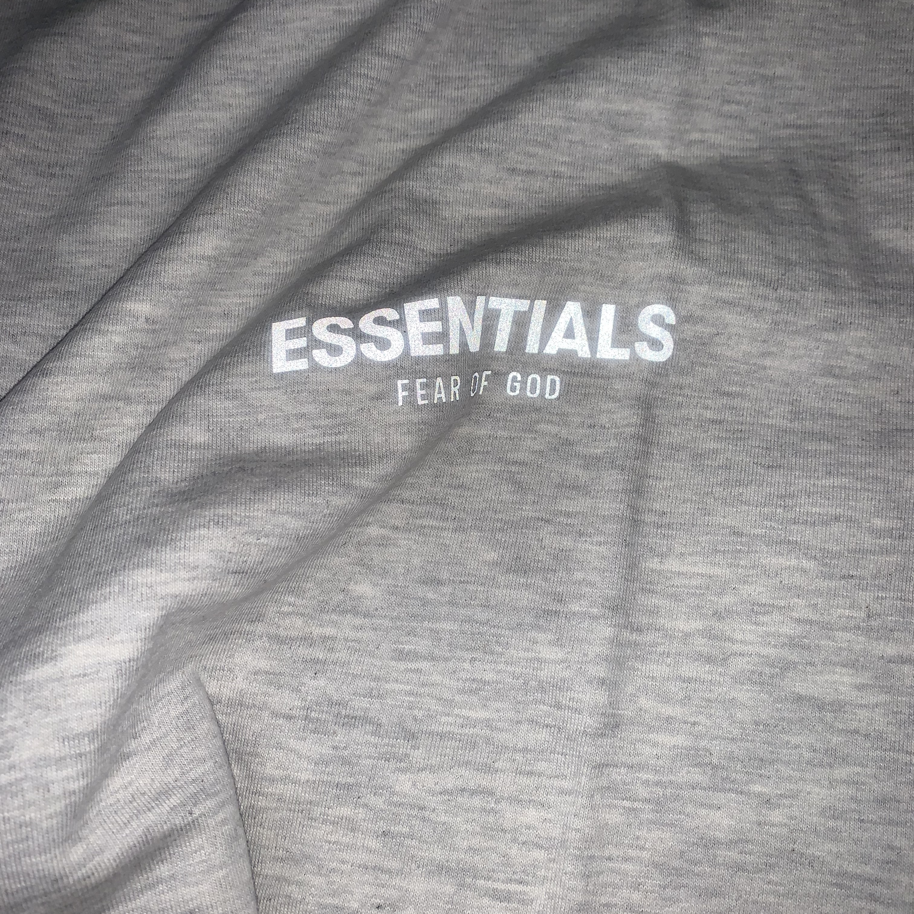 Essentials The Core Collection T-Shirt Oatmeal 착용 스타일