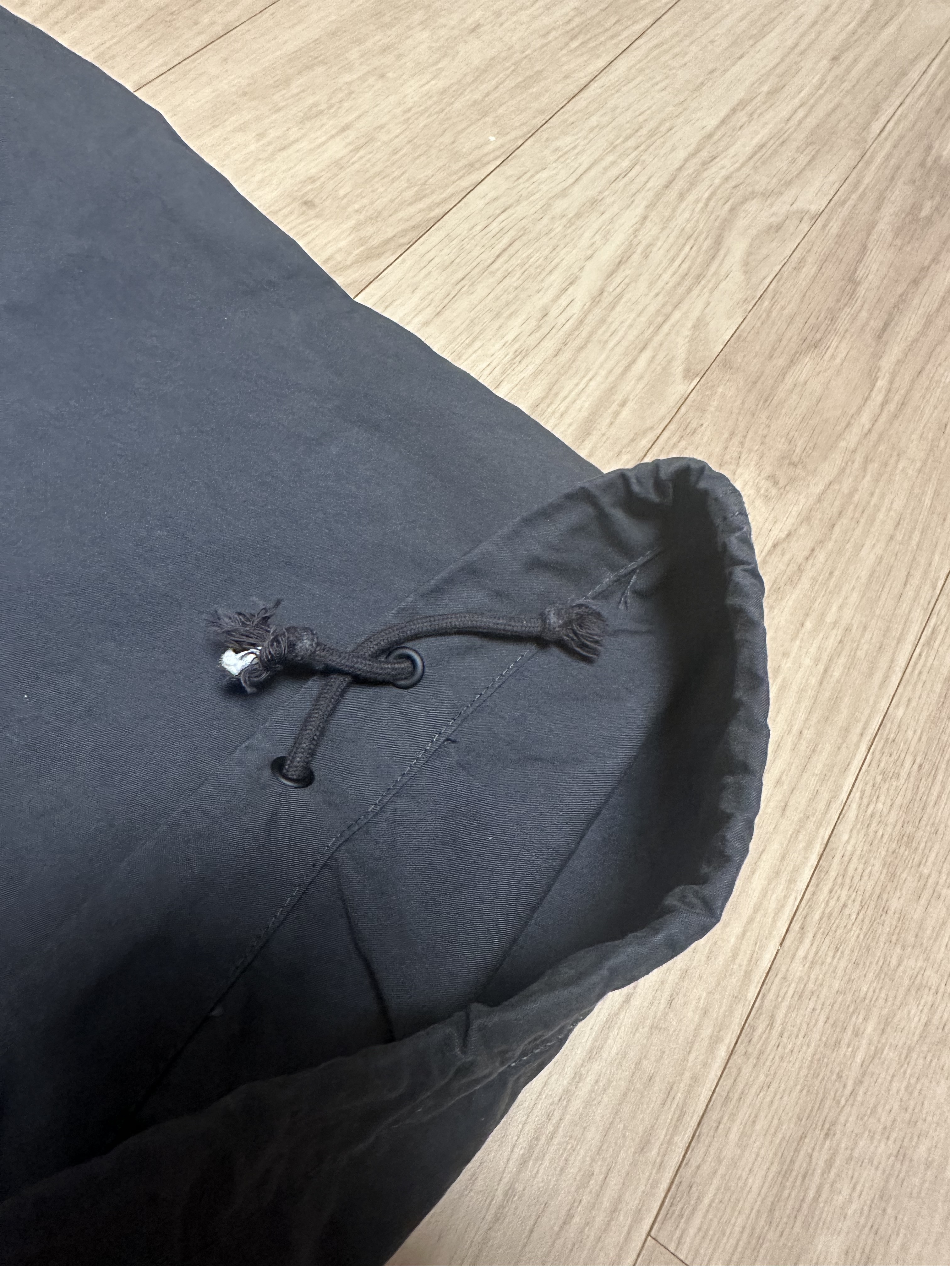 Stussy Nyco Over Trousers Washed Black 착용 스타일 - 3