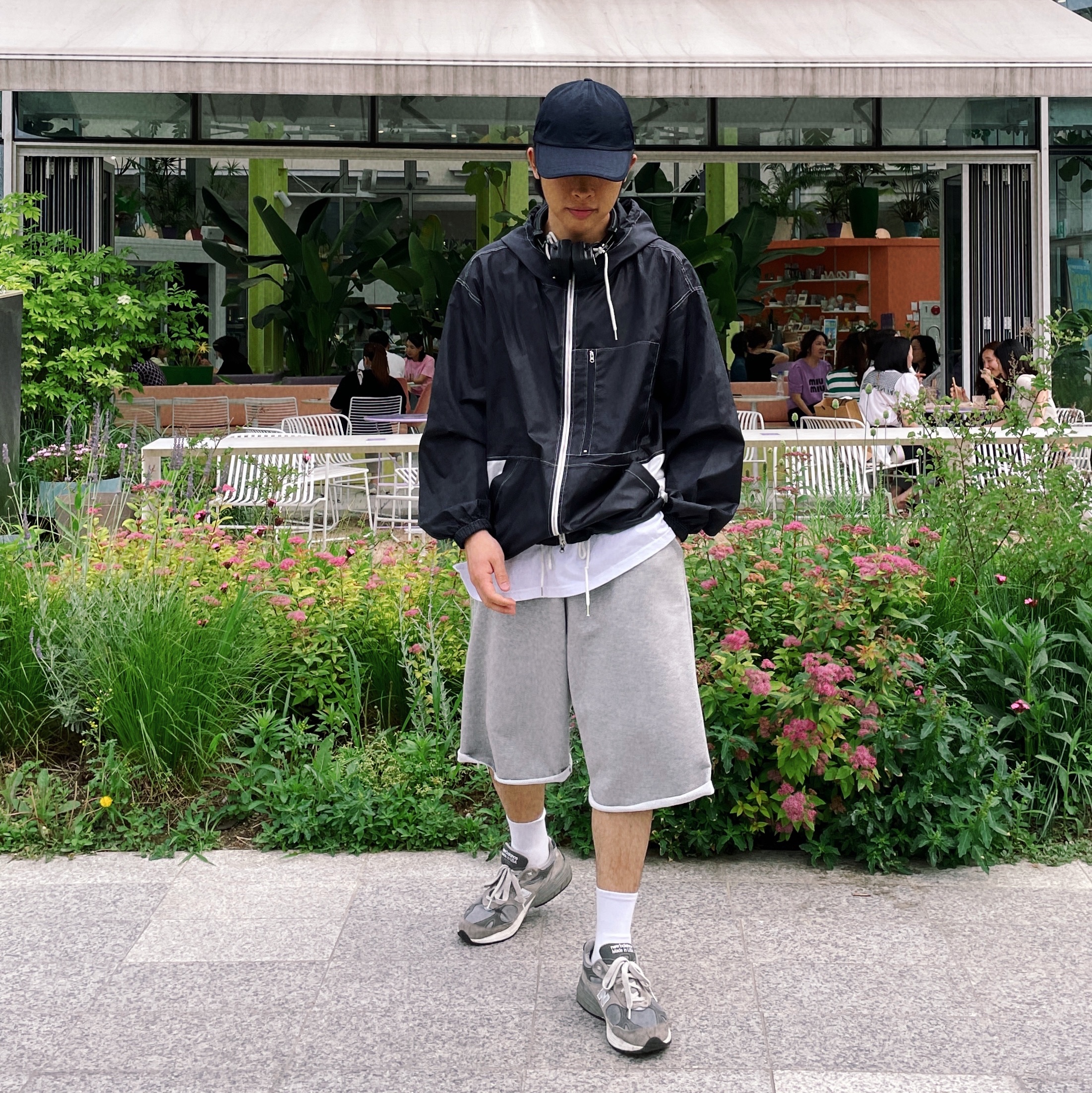New Balance 993 Made in USA Grey - D Standard, Marshall Major IV Black (Korean Ver.) 착용 스타일 - 3