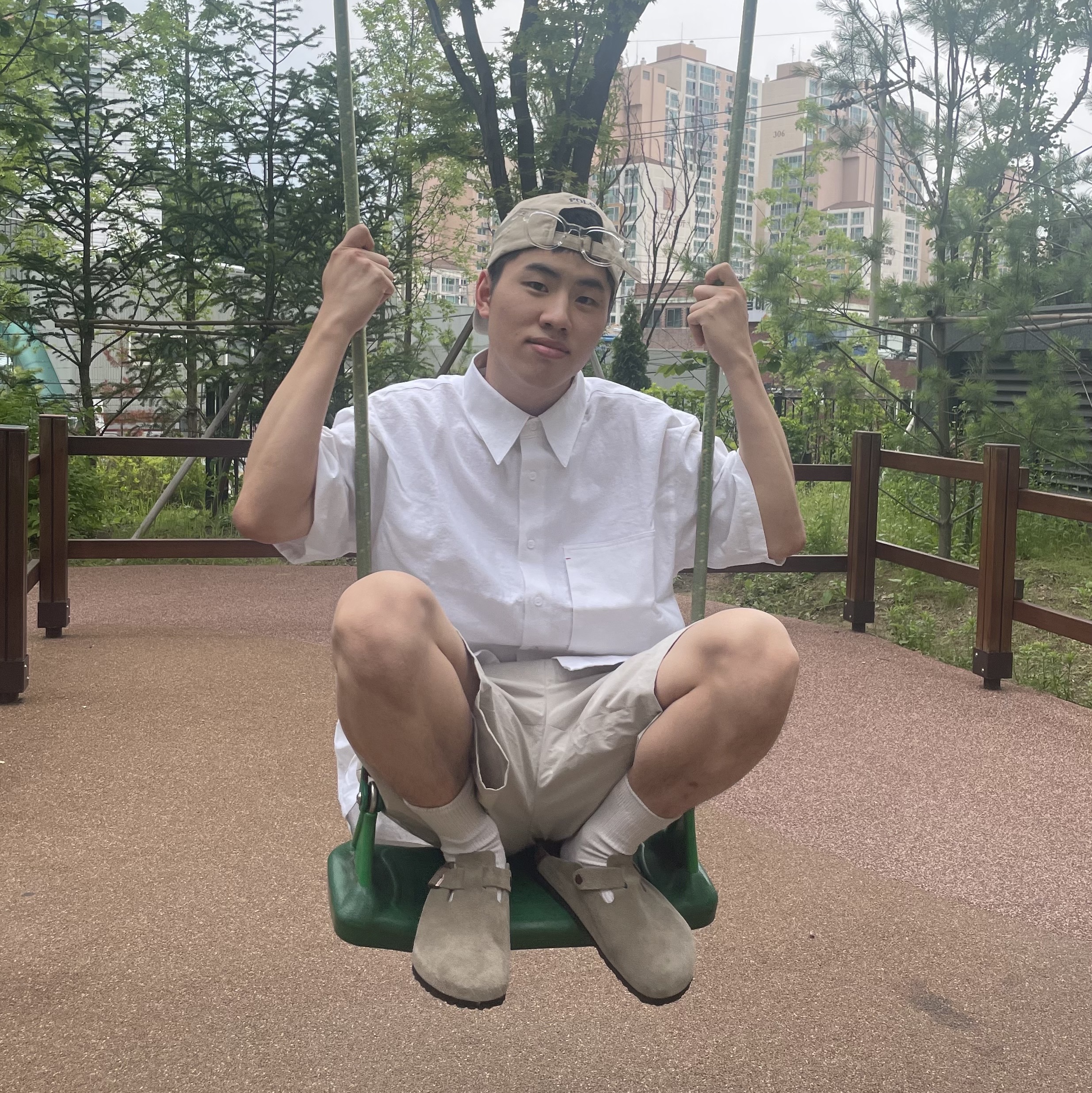 Birkenstock Boston Soft Footbed Taupe - Regular 착용 스타일