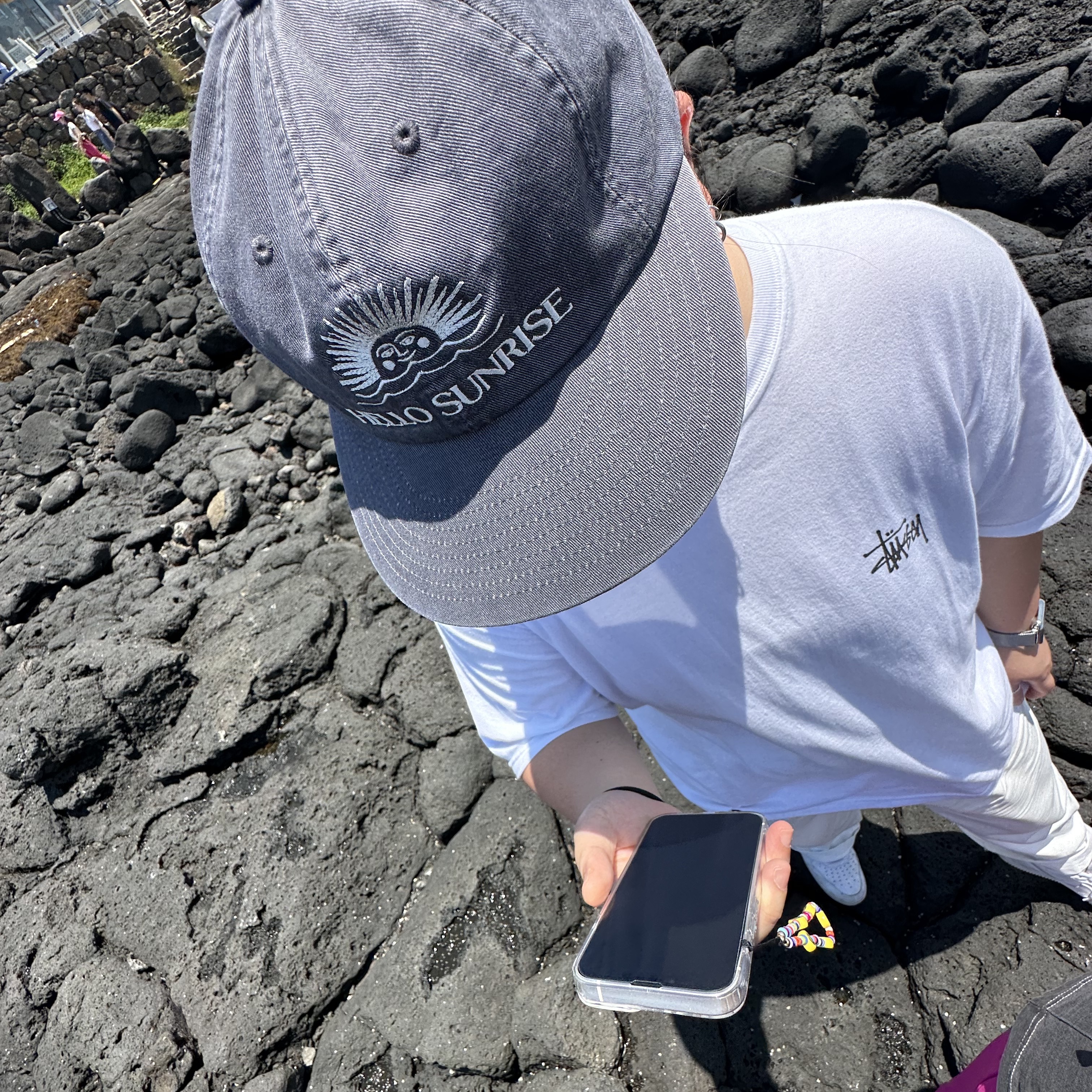 Stussy Basic Stussy T-Shirt White 2022 착용 스타일