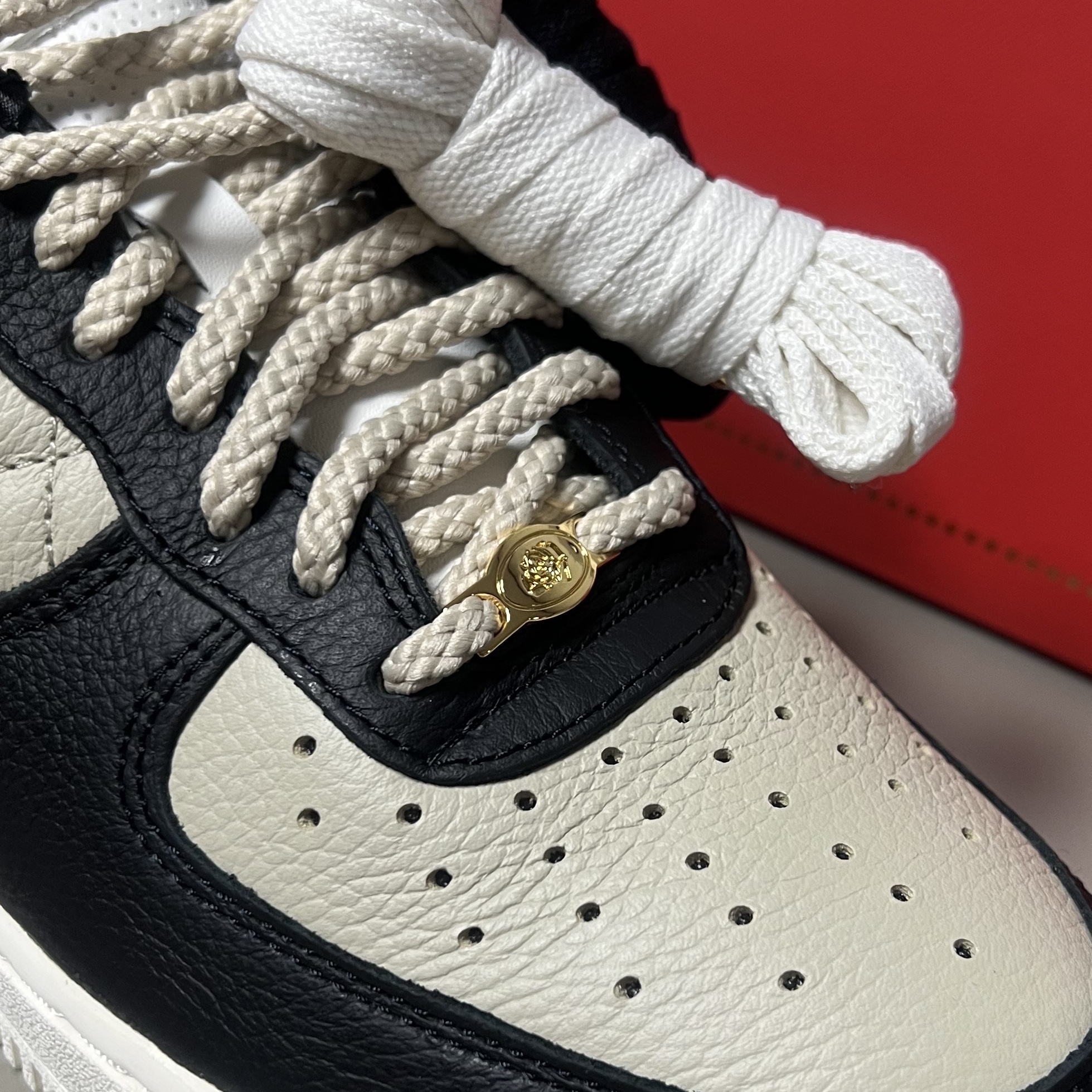 (W) Nike x Premium Goods Air Force 1 Low Black Sand 착용 스타일 - 2