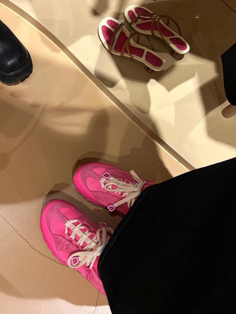 Nike x Jacquemus Air Humara LX Pink Flash 착용 스타일