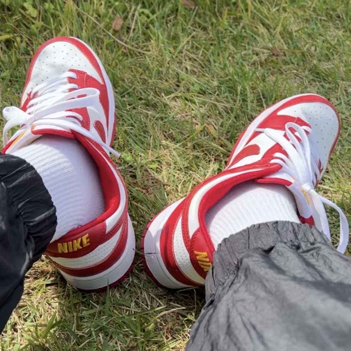 Nike Dunk Low Retro Gym Red 착용 스타일