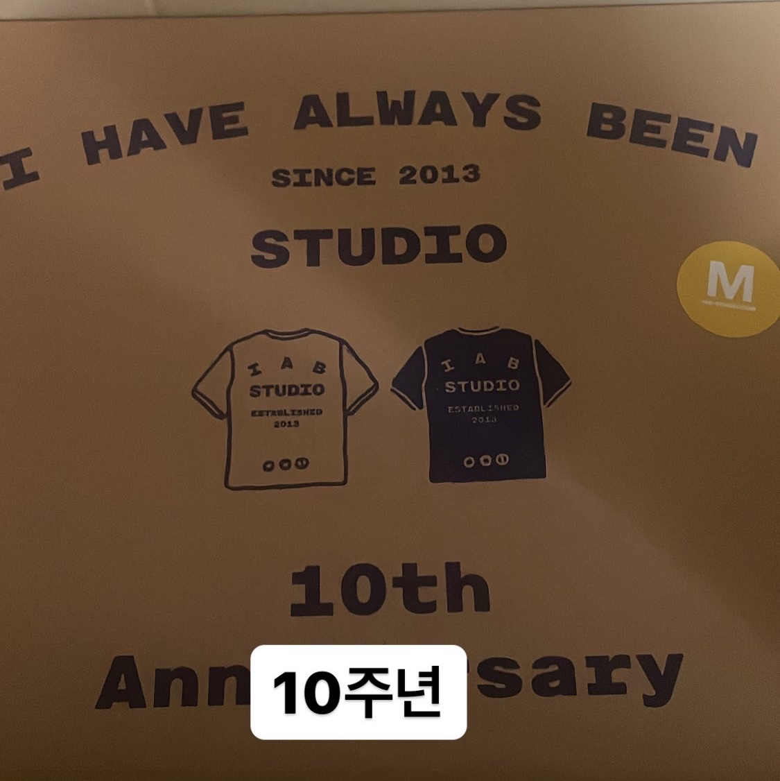 IAB Studio 10th Anniversary T-Shirts Pack White & Black (2 Pack) 착용 스타일