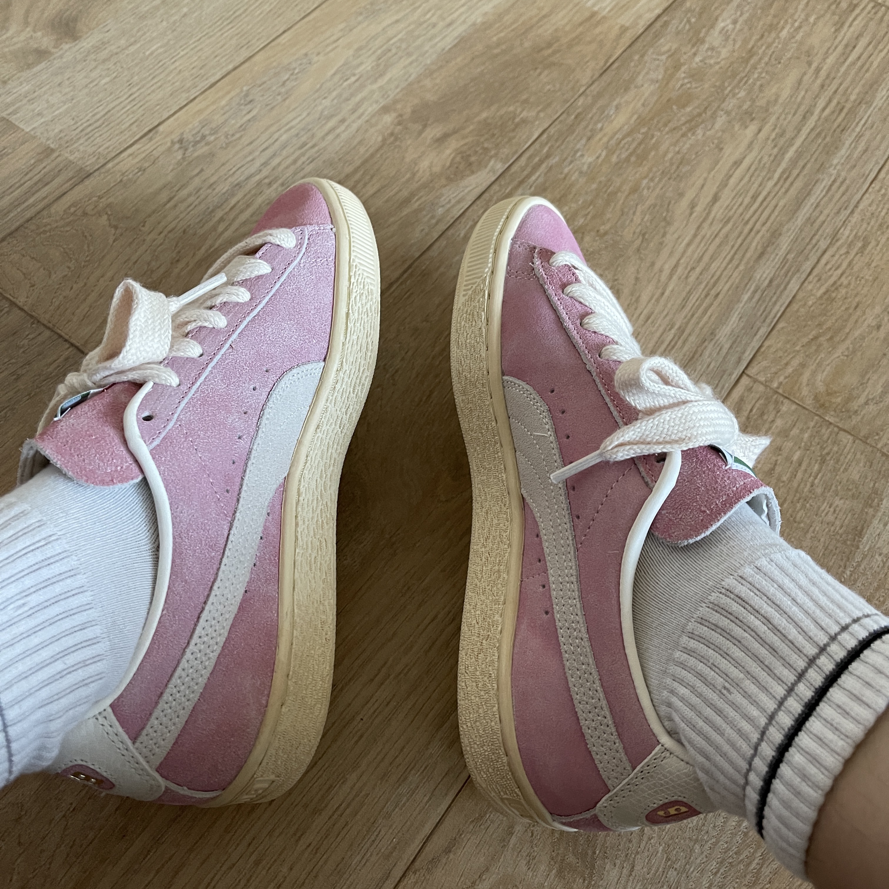 Puma x Rhuigi Suede B-boy American Beauty 착용 스타일 - 1