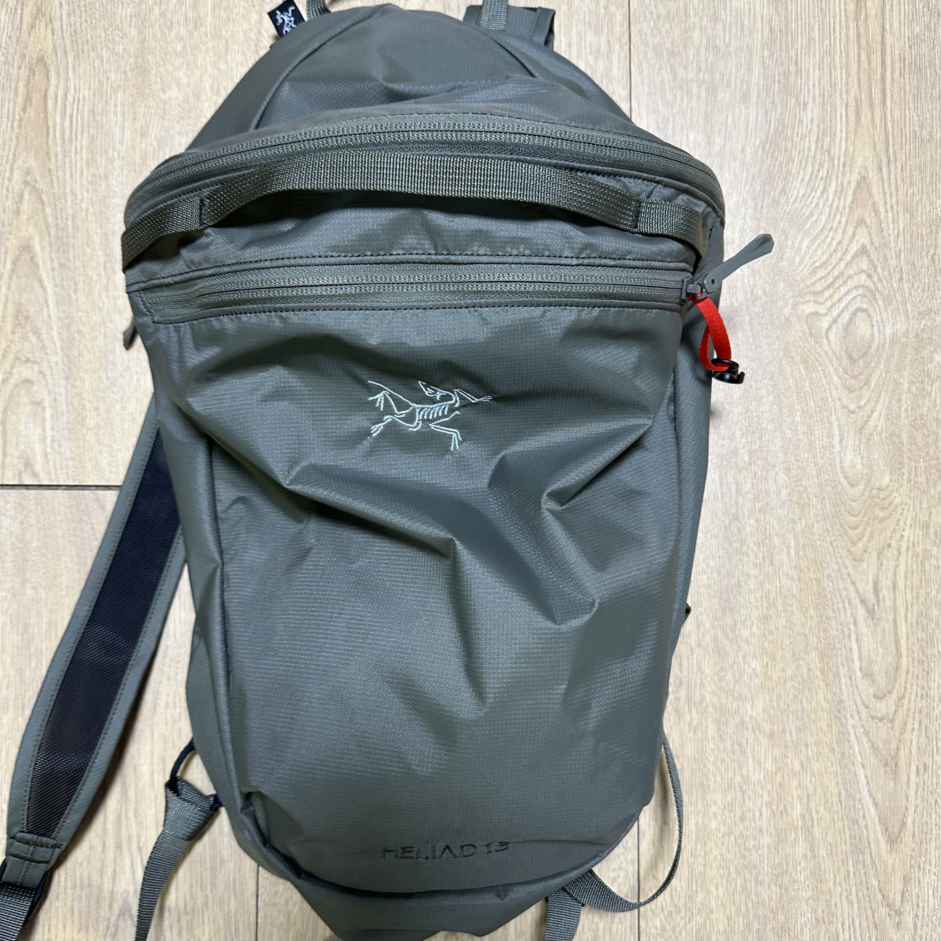 Arc'teryx Heliad 15 Backpack Forage 착용 스타일