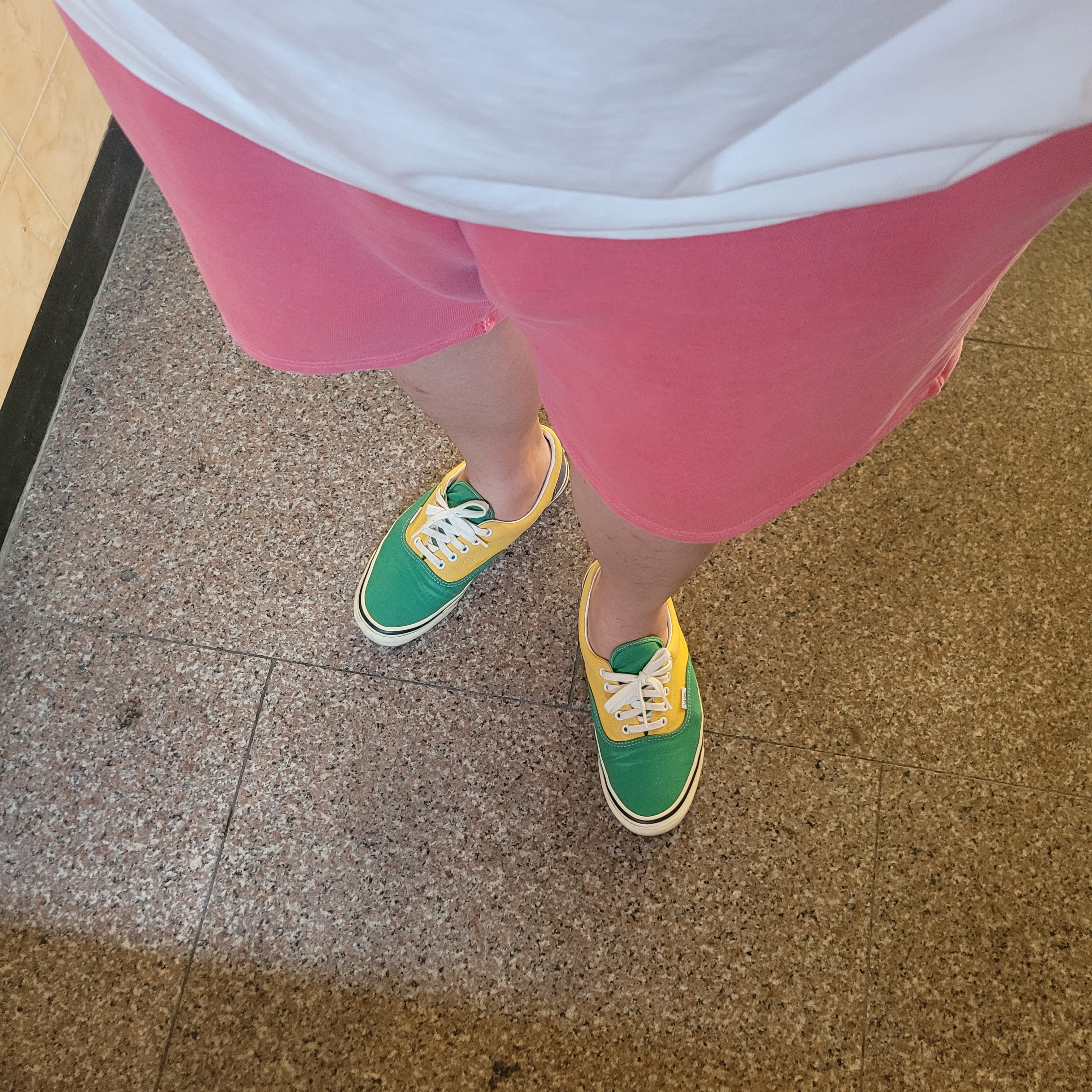 Vans ComfyCush Era Lace Mix Blue Green 착용 스타일