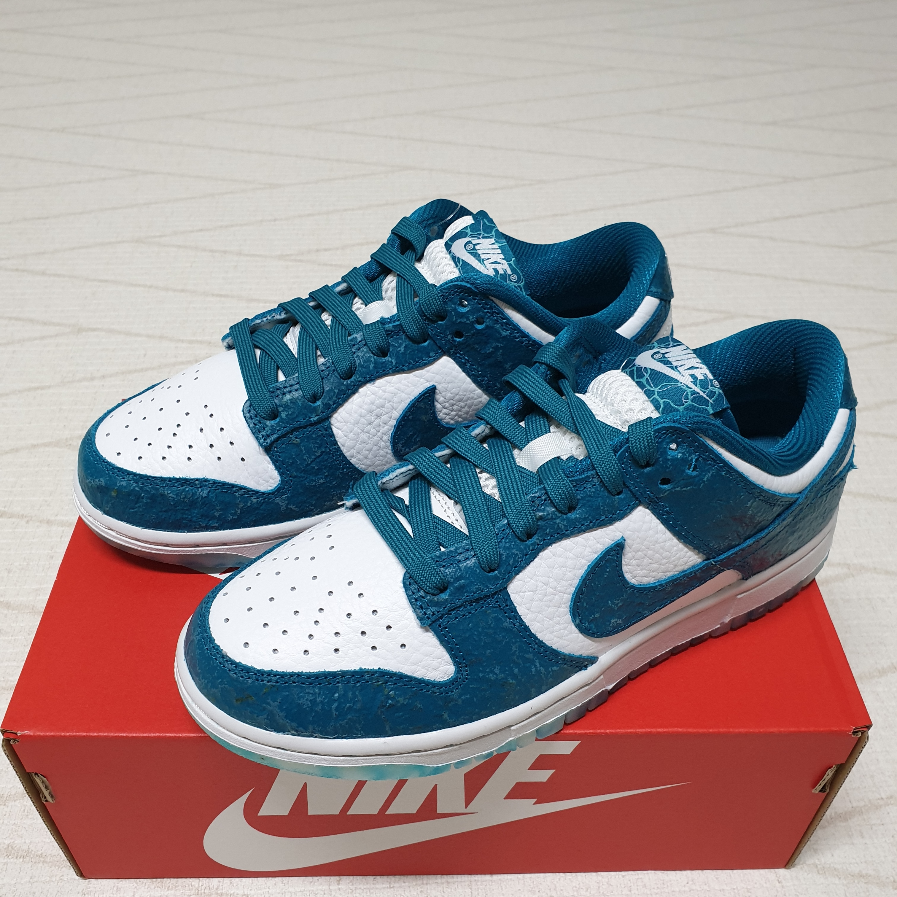 (W) Nike Dunk Low Ocean 착용 스타일 - 1