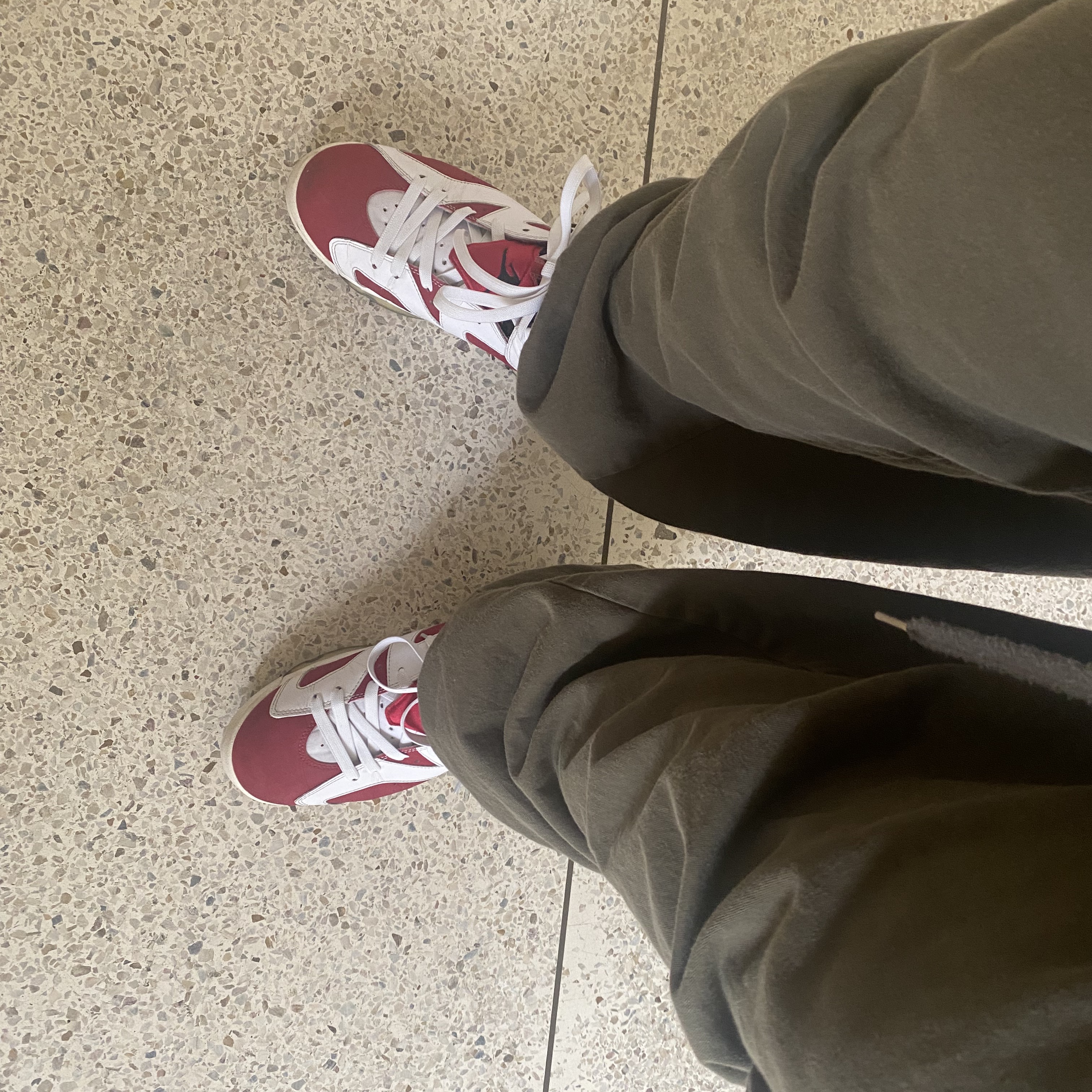 Jordan 6 Retro Carmine 2014 착용 스타일