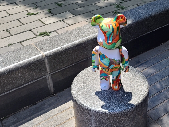 Bearbrick Nujabes Metaphorical Music 100% & 400% Set 착용 스타일