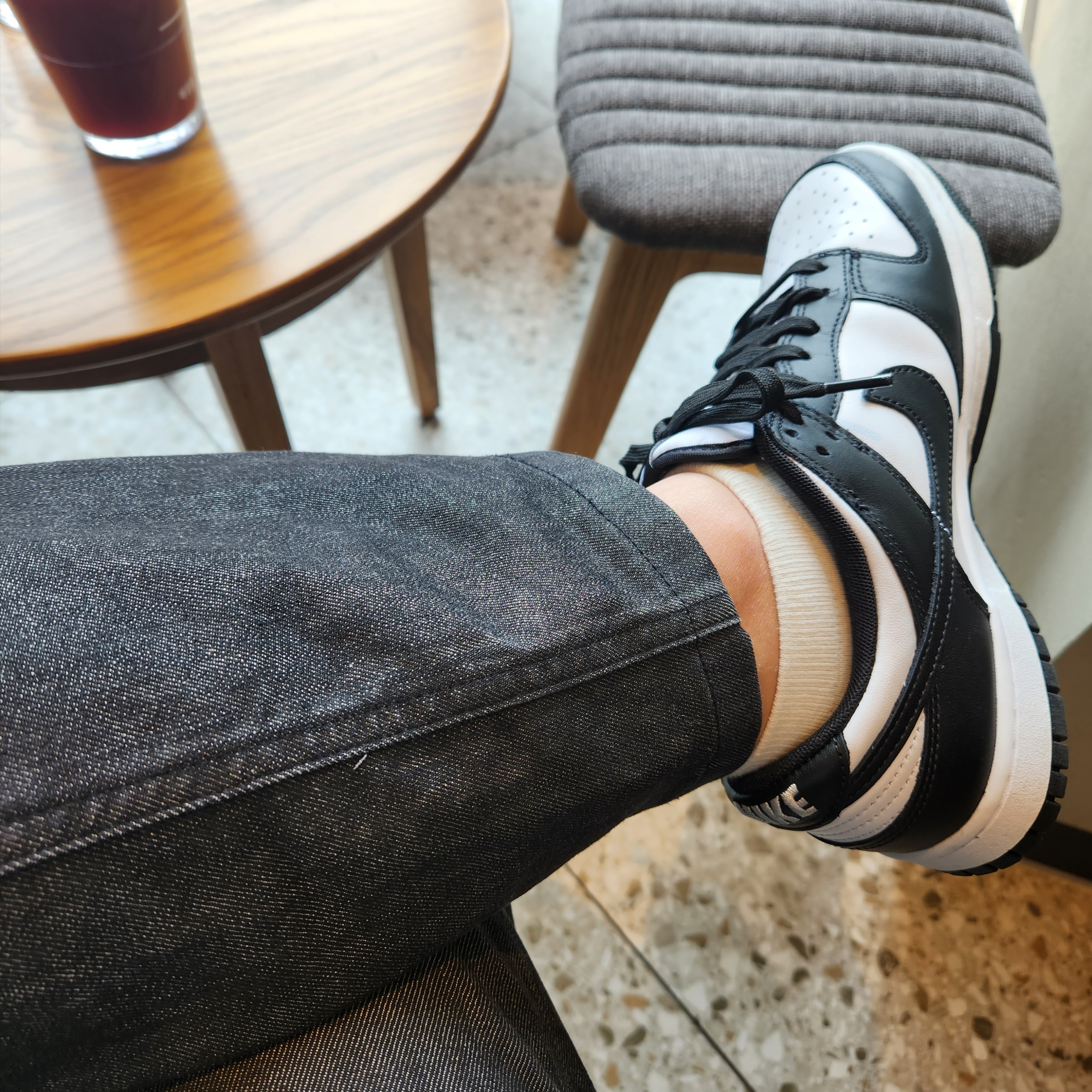 Nike Dunk Low Retro Black 착용 스타일