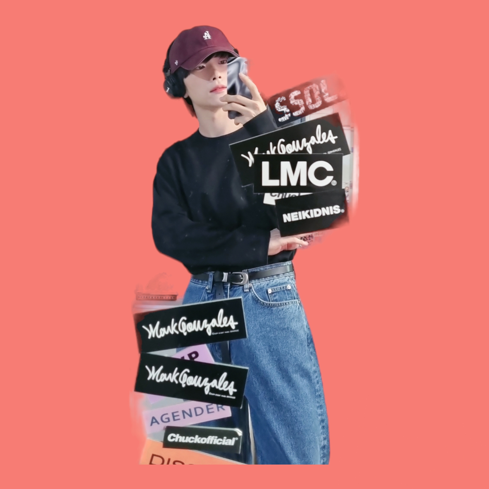 Marshall Major IV Black (Korean Ver.) 착용 스타일 - 3
