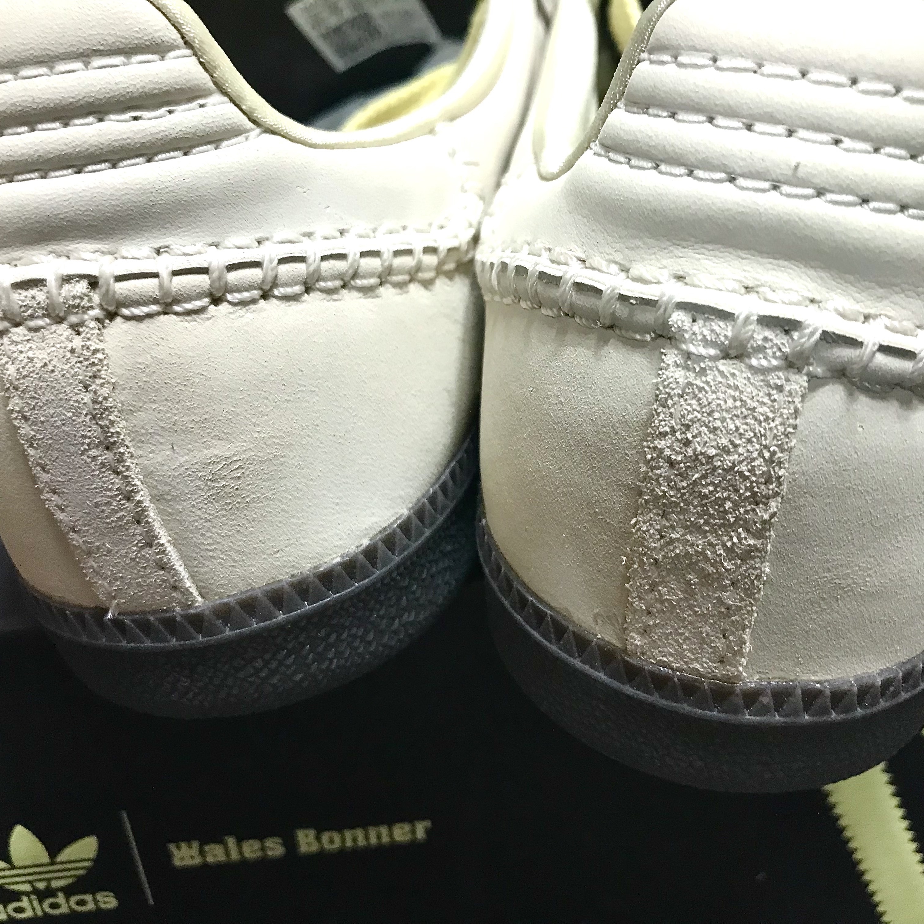 Adidas x Wales Bonner Samba Brown Ecru Tint 착용 스타일 - 4