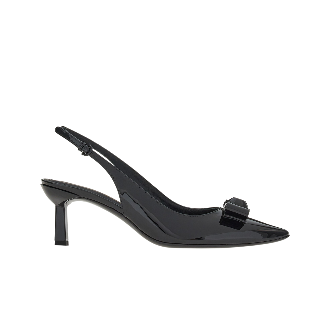 (W) 페라가모 바라 보울 슬링백 블랙 - B((W) Ferragamo Vara Bowl Slingback Black_B) - 1